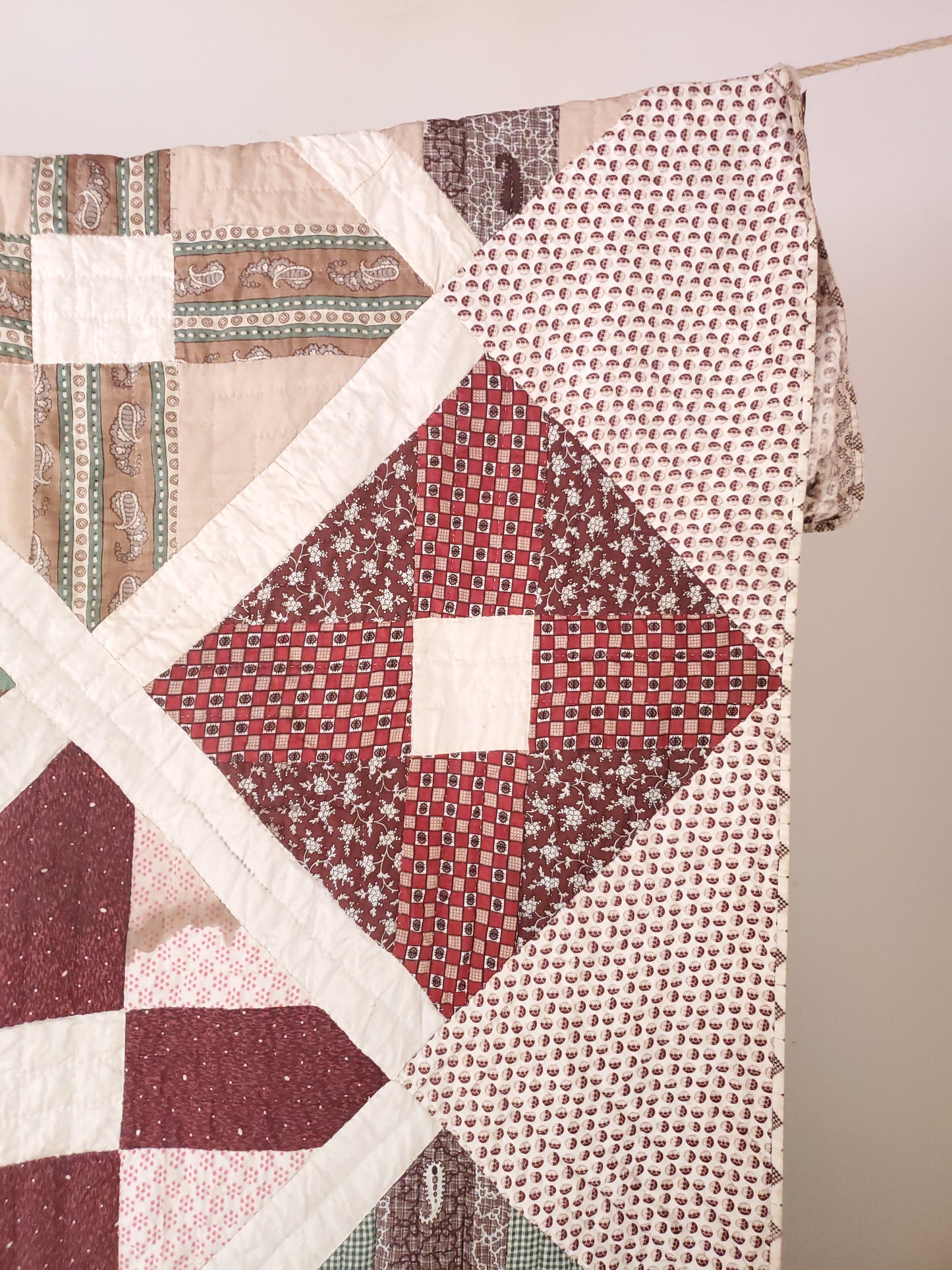 Antique Cross Quilt, ca 1880