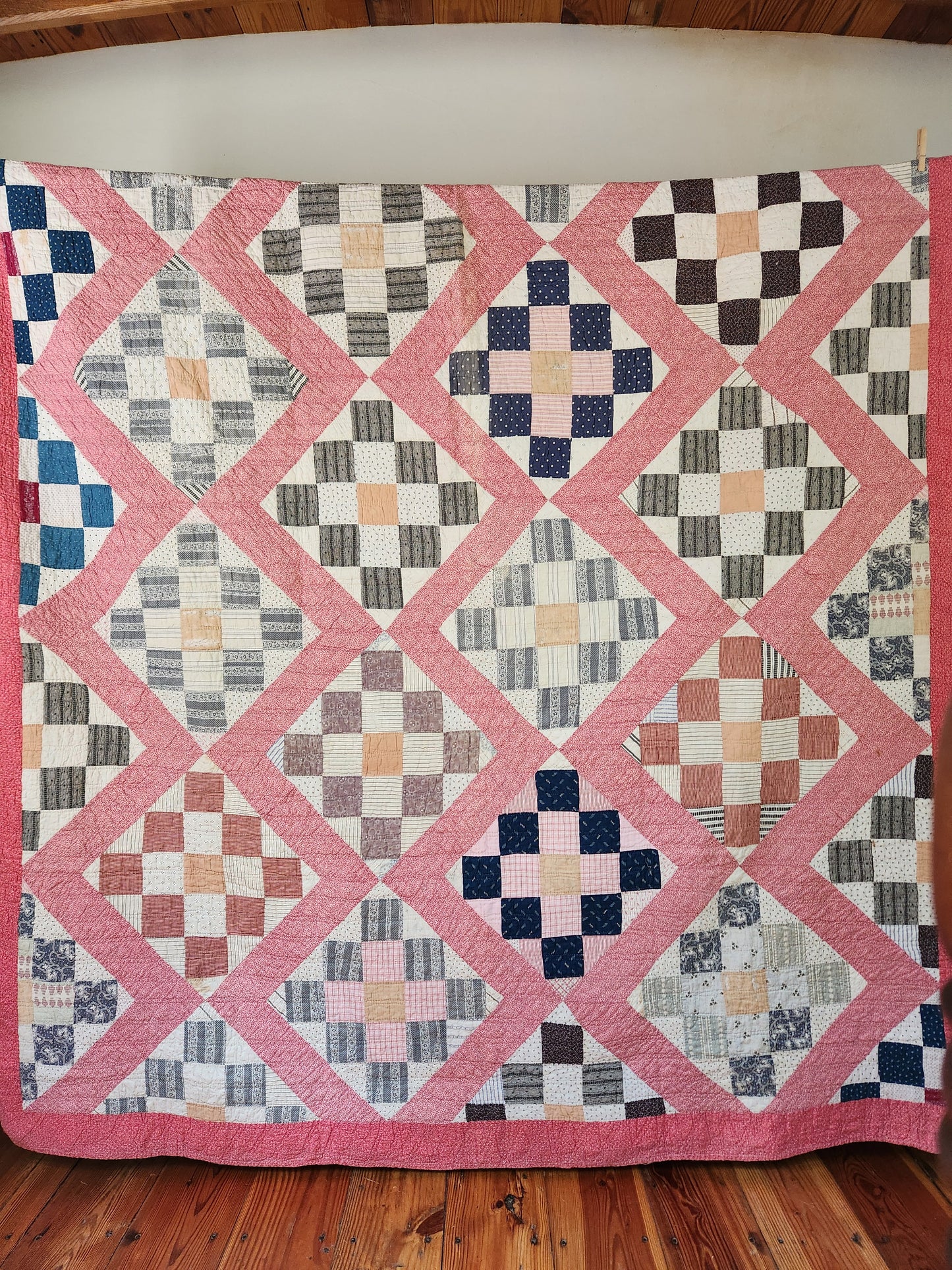 Antique Patchwork Quilt c1890