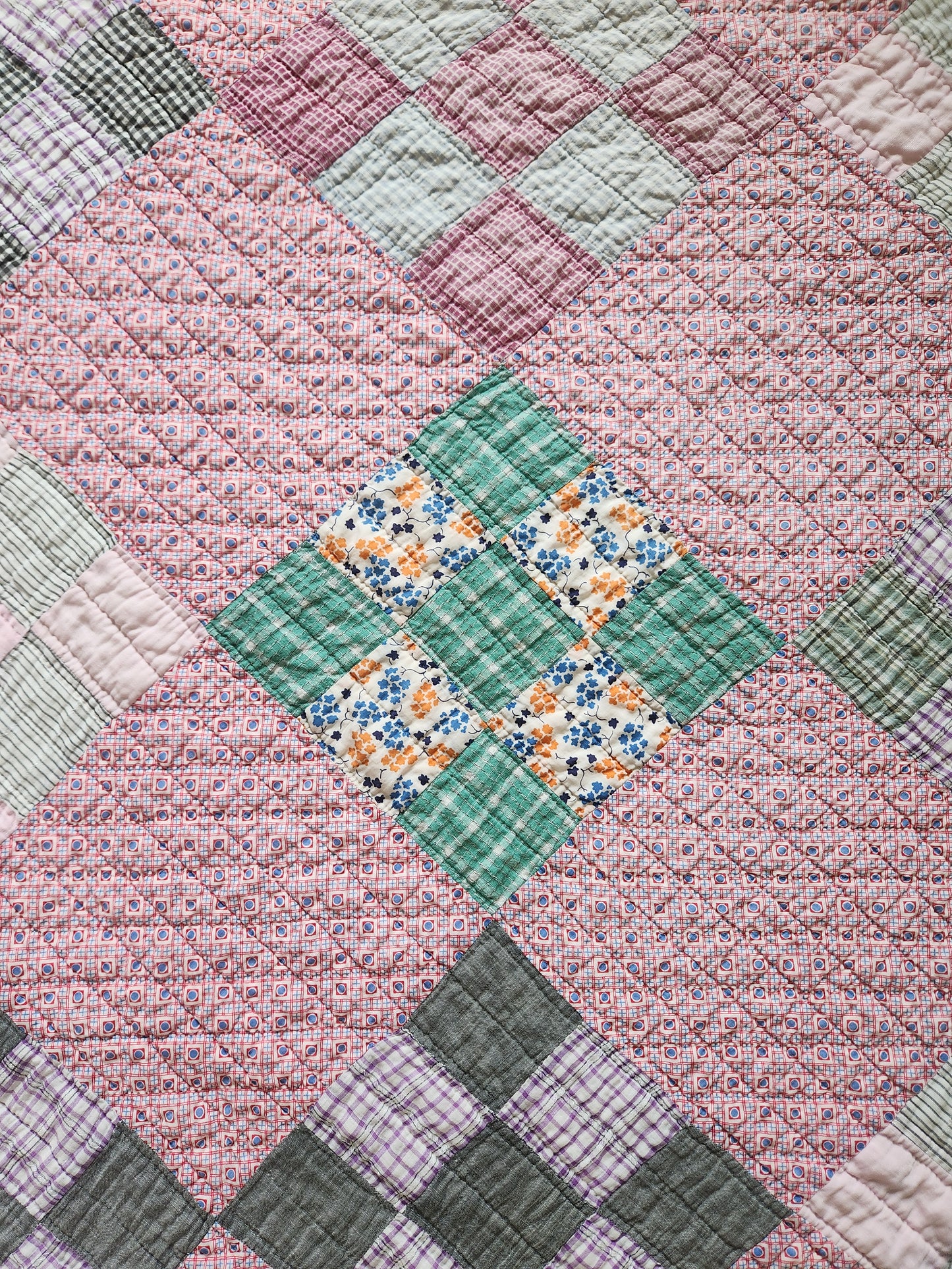 Vintage 9 Patch Quilt