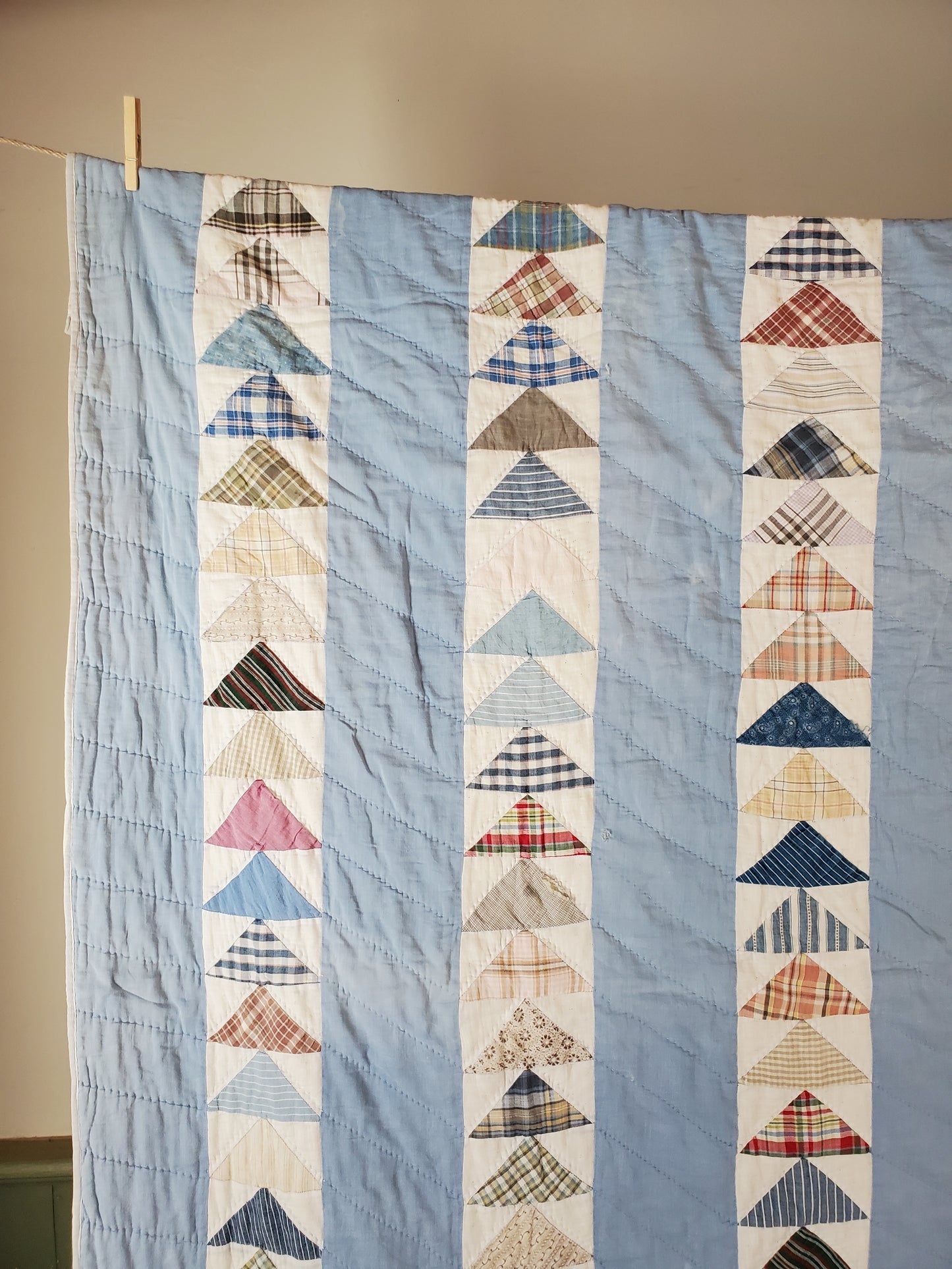 Vintage Flying Geese Quilt