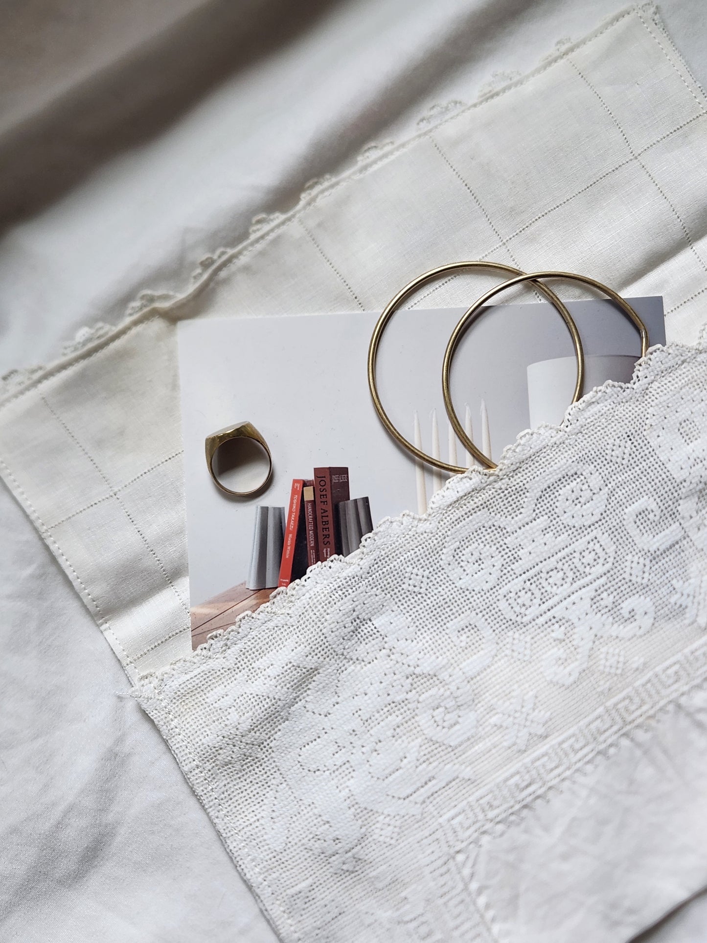 Handmade Travel Pouch from Antique Cloth