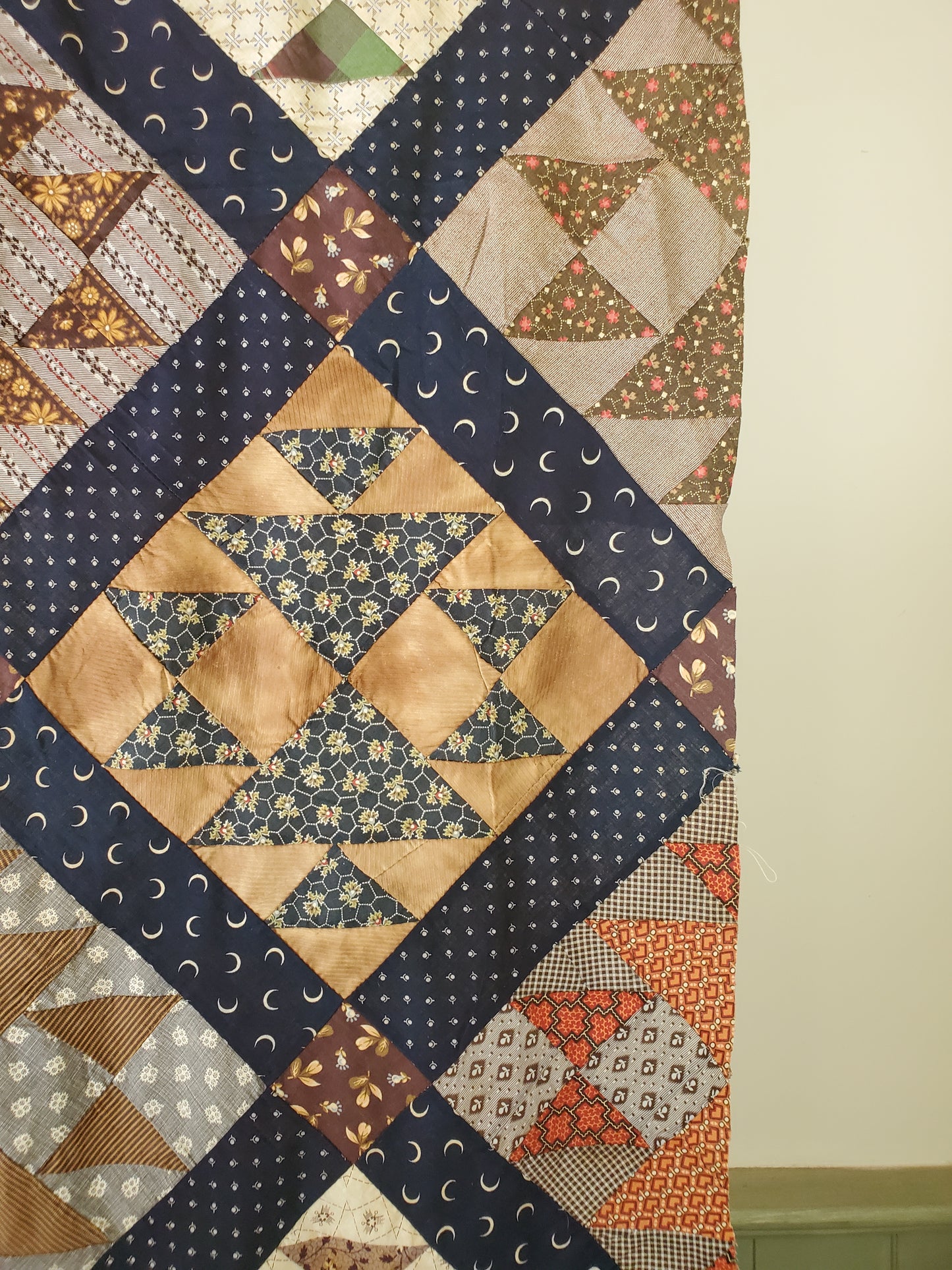 Section of Antique Quilt Top, ca 1890