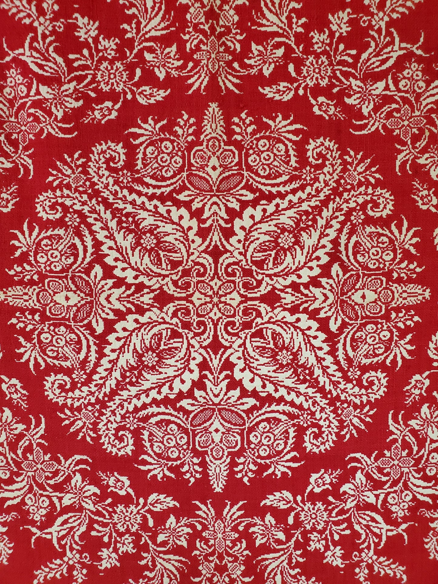 Antique Overshot Coverlet, 1859