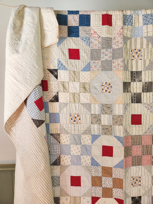 Antique Patchwork Quilt ca 1900
