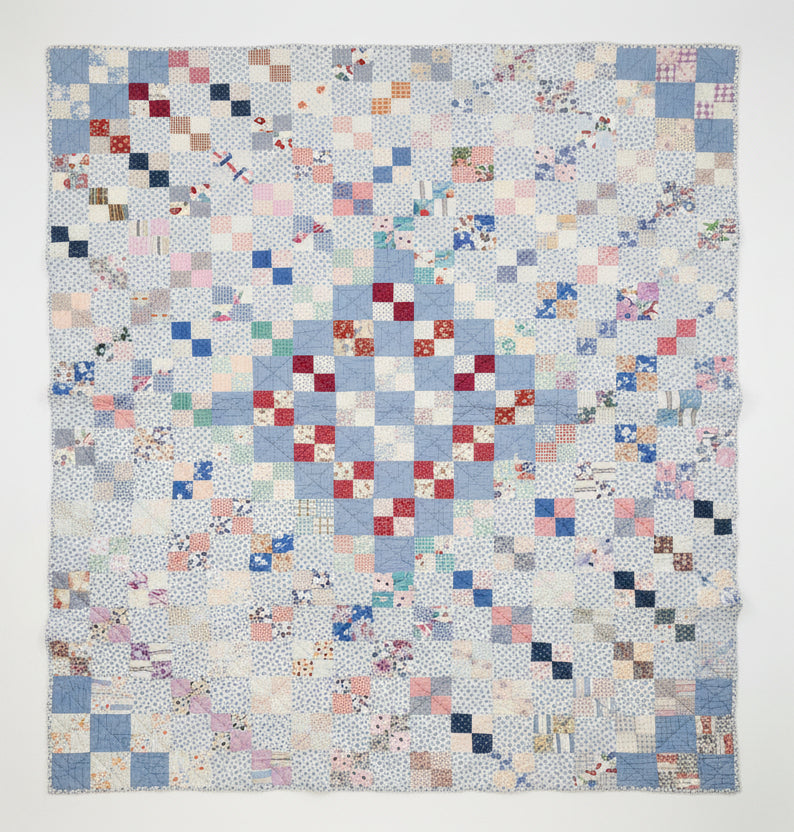 Vintage Feed Sack Quilt c1930