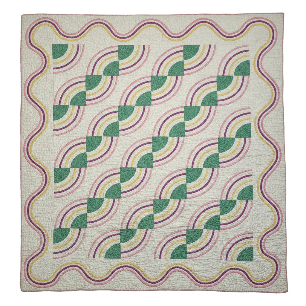 Vintage Fans Quilt c1930