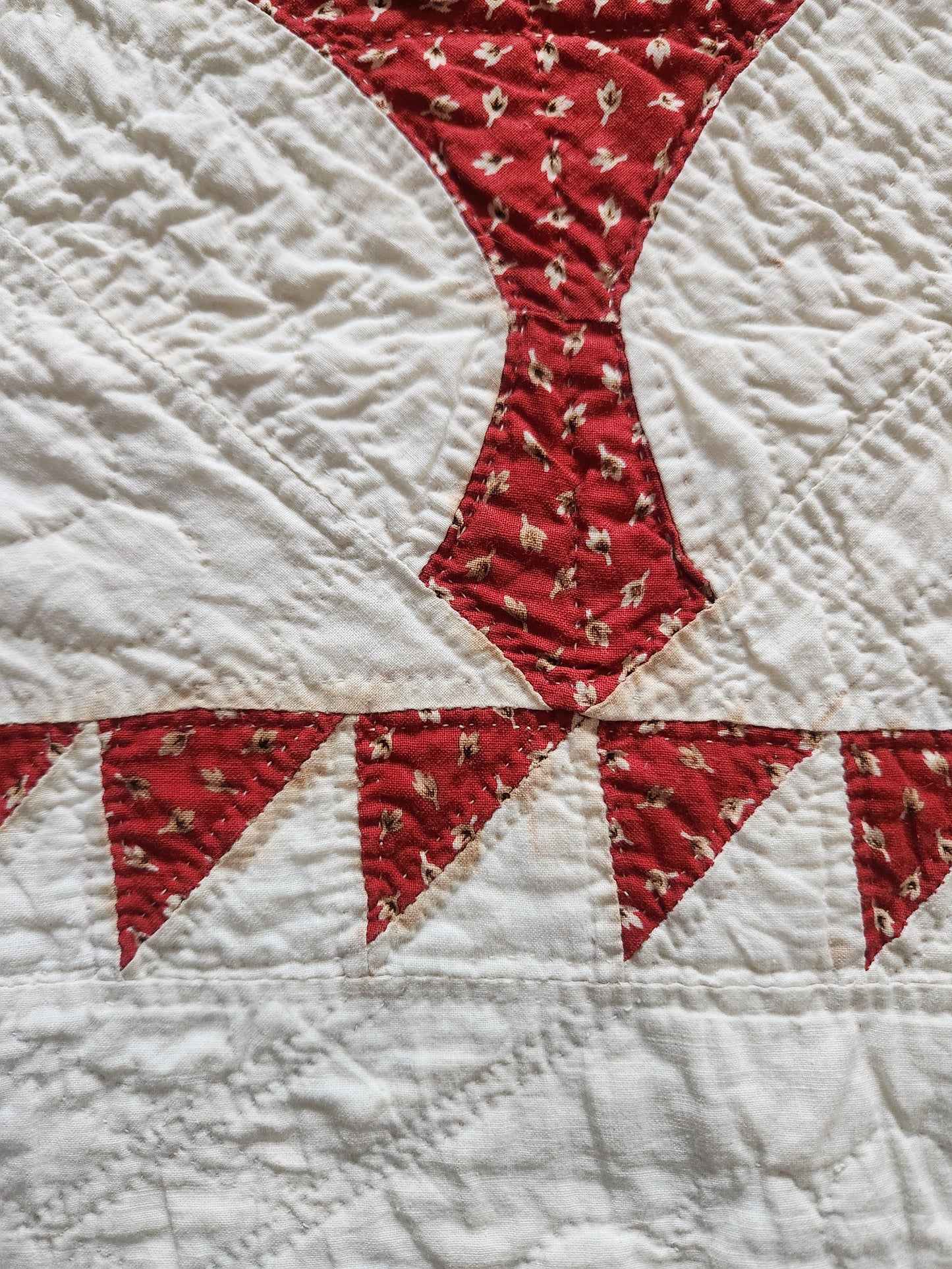 19th Century Red and White Quilt