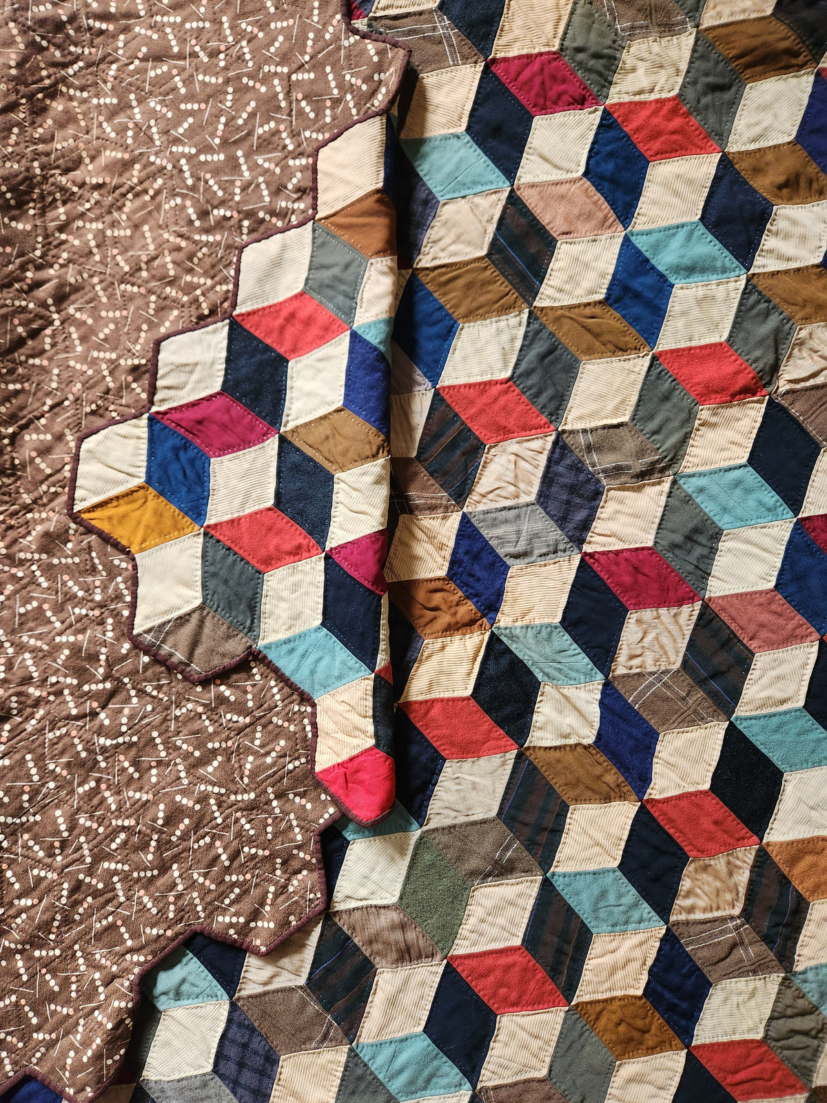 Tumbling Block Quilt