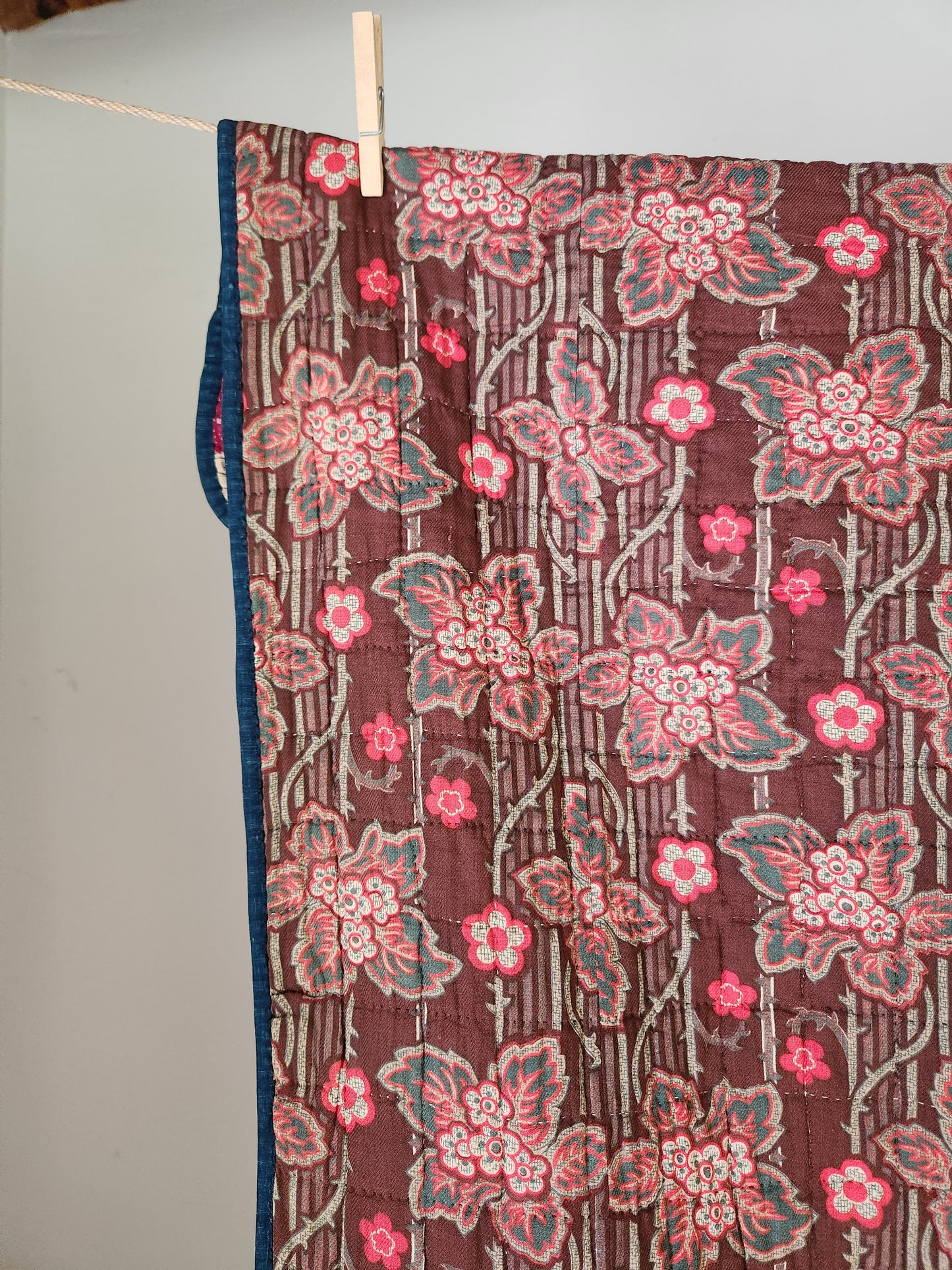 Antique Trip Around the World Quilt c1890