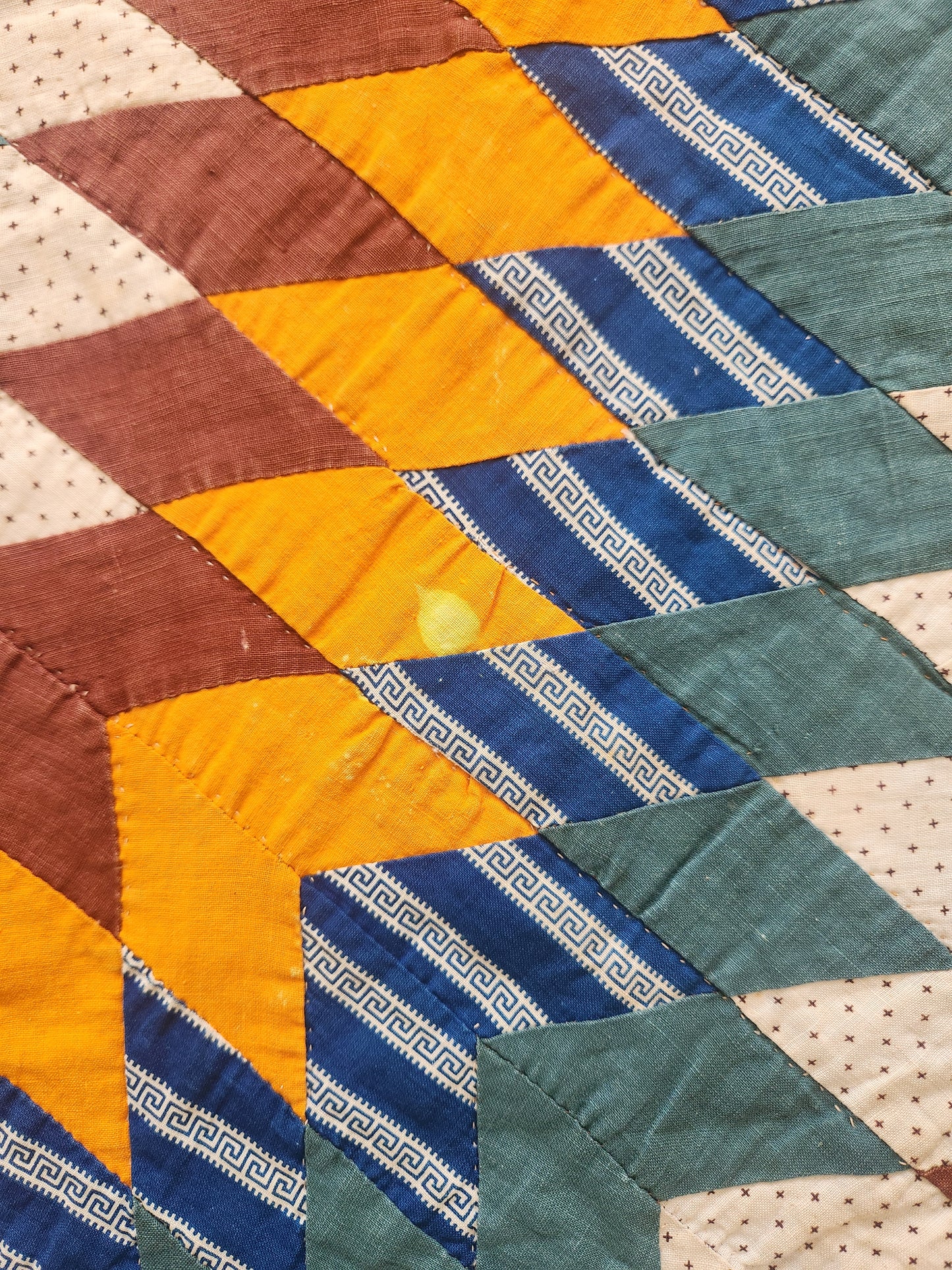Vintage Lone Star Quilt c1920