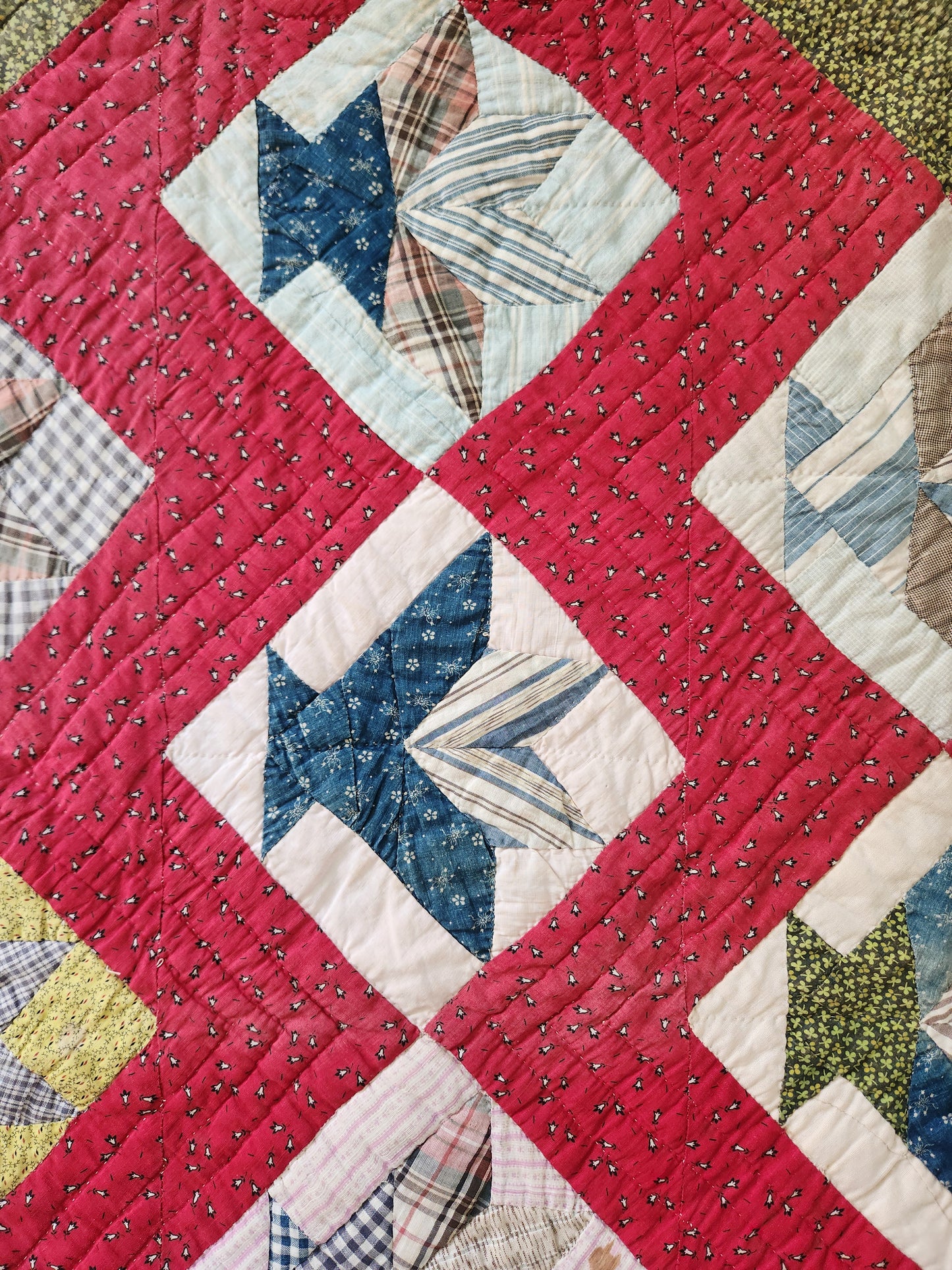 Antique Cactus Pot Quilt