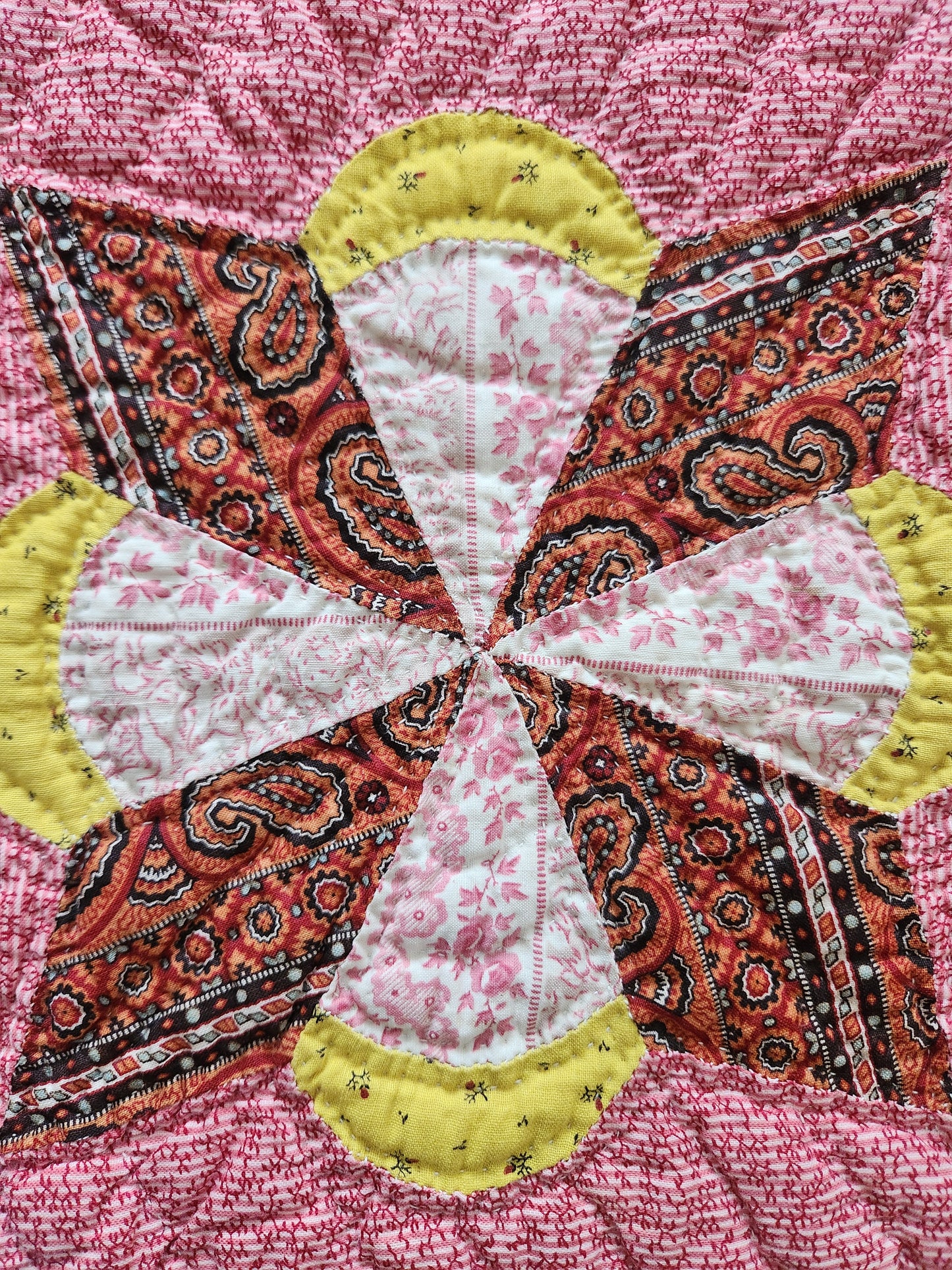 Antique Lucky Star Quilt c1880