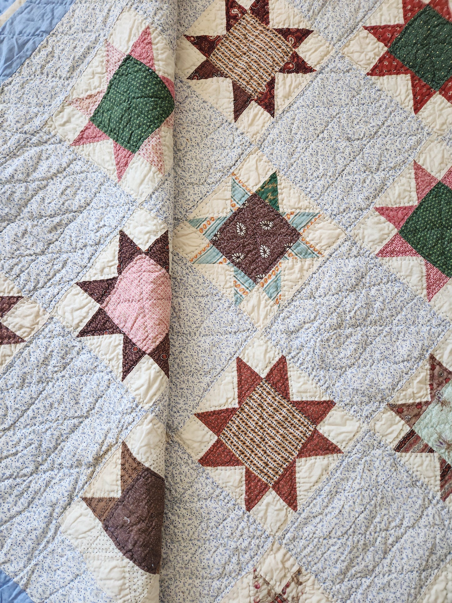 Antique Evening Star Quilt