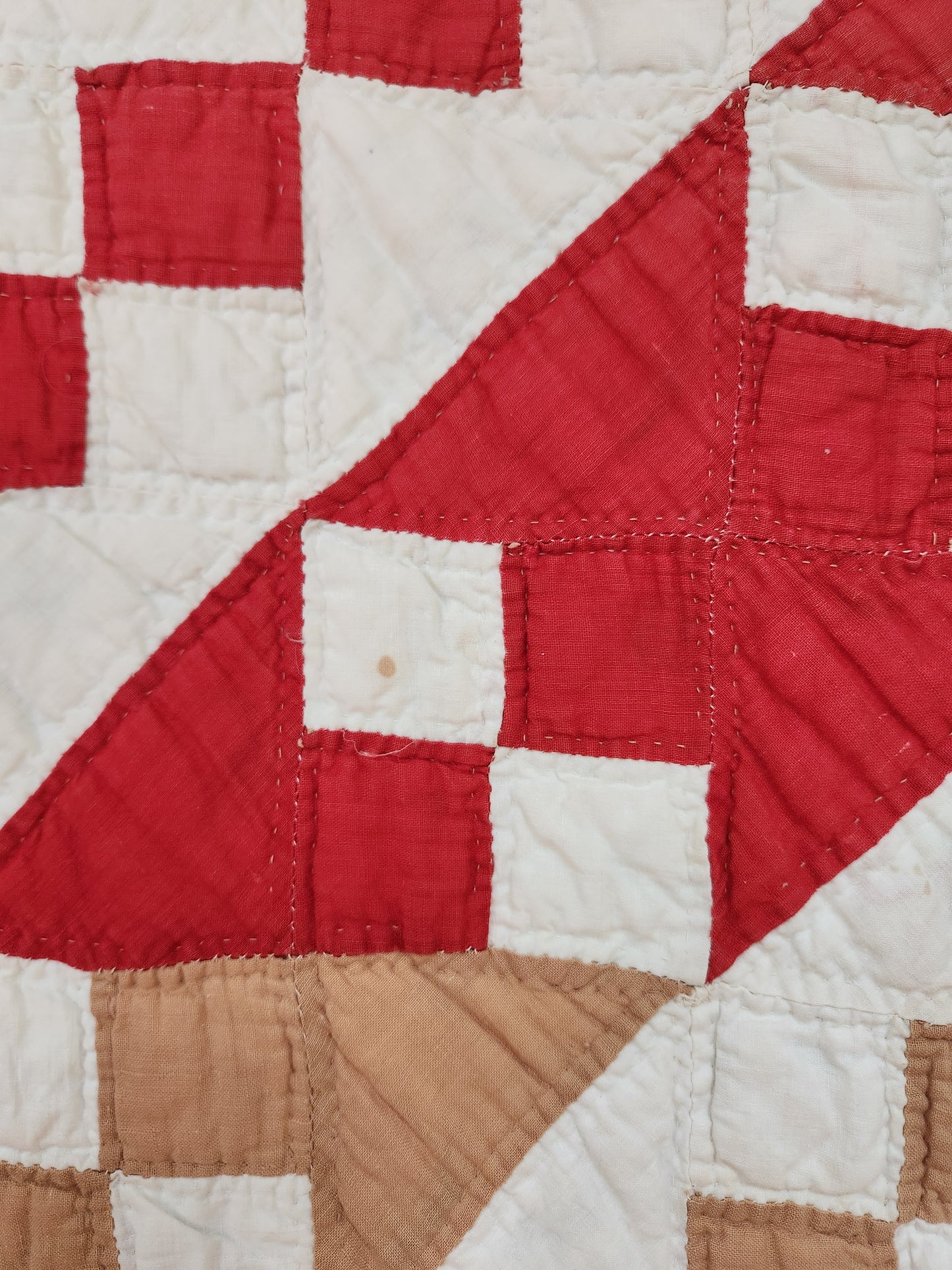Antique Jacob’s Ladder Quilt c1900