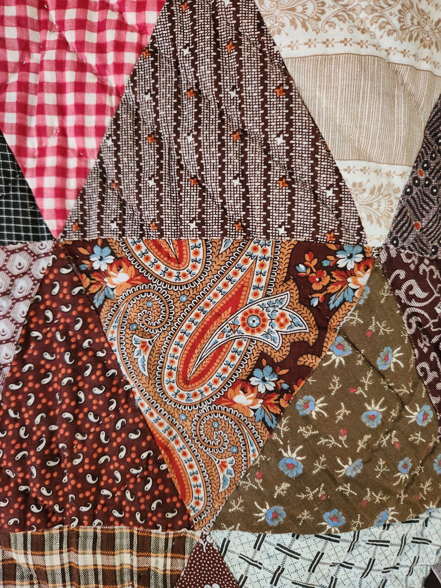 Antique Semi Charm Quilt c1890