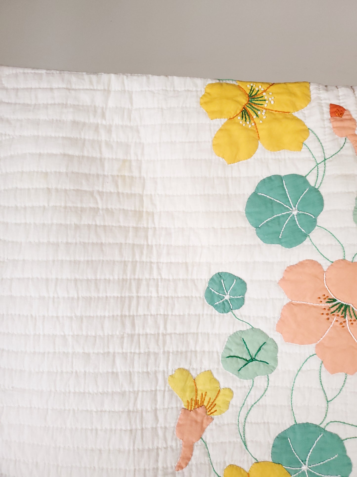 Vintage Nasturtium Quilt