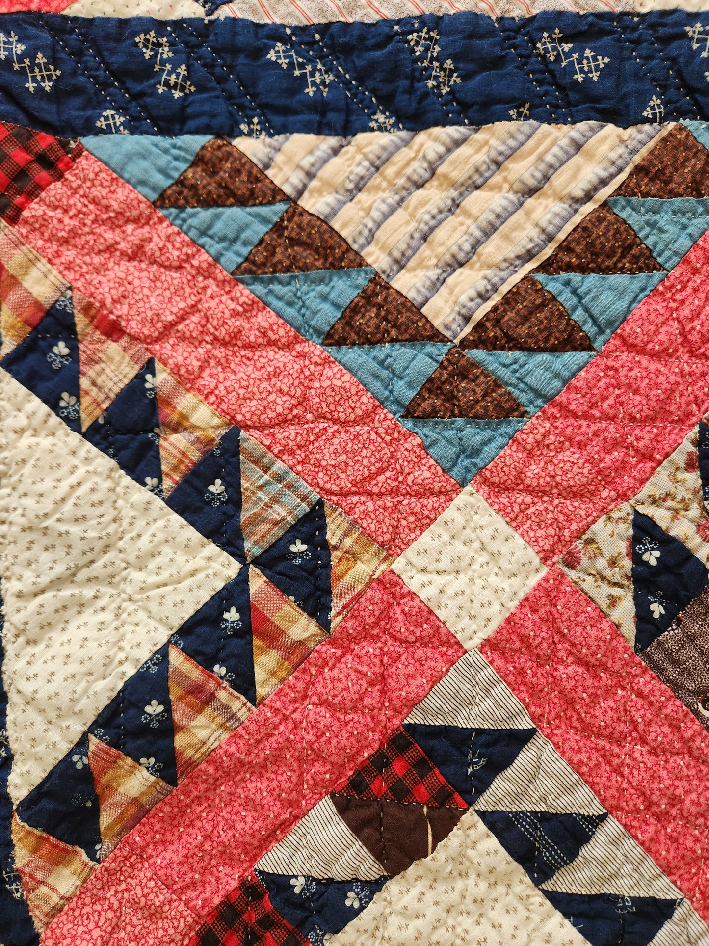 Antique Patchwork Quilt c1890