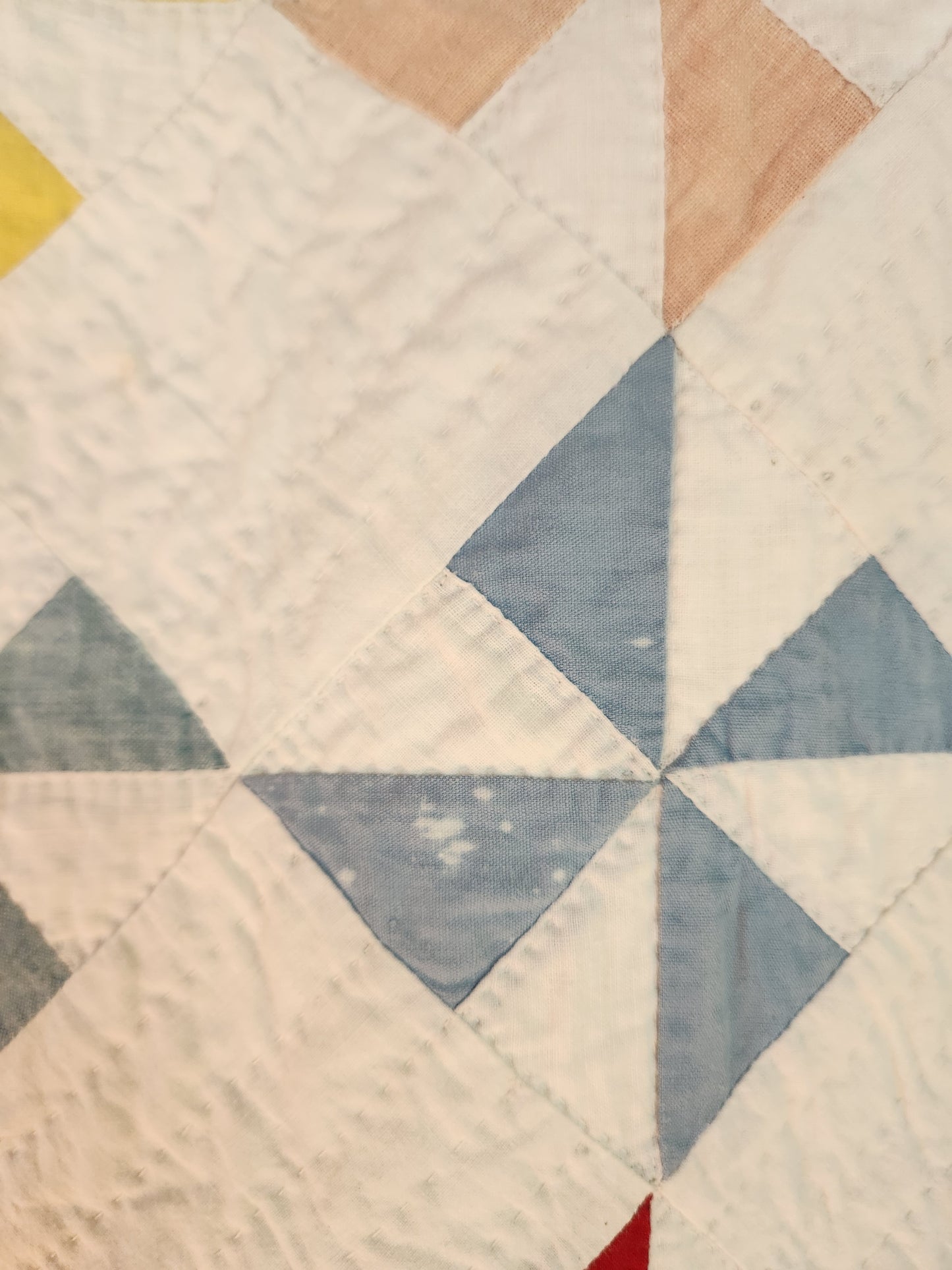 Vintage Pinwheel Crib Quilt
