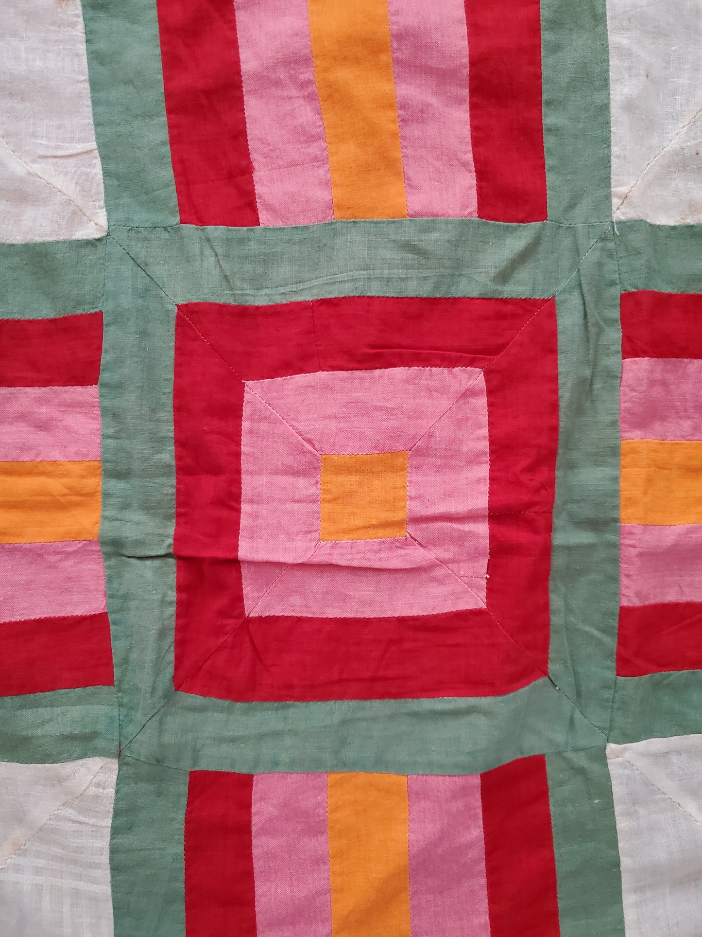 Antique Rose of Sharon Quilt Top