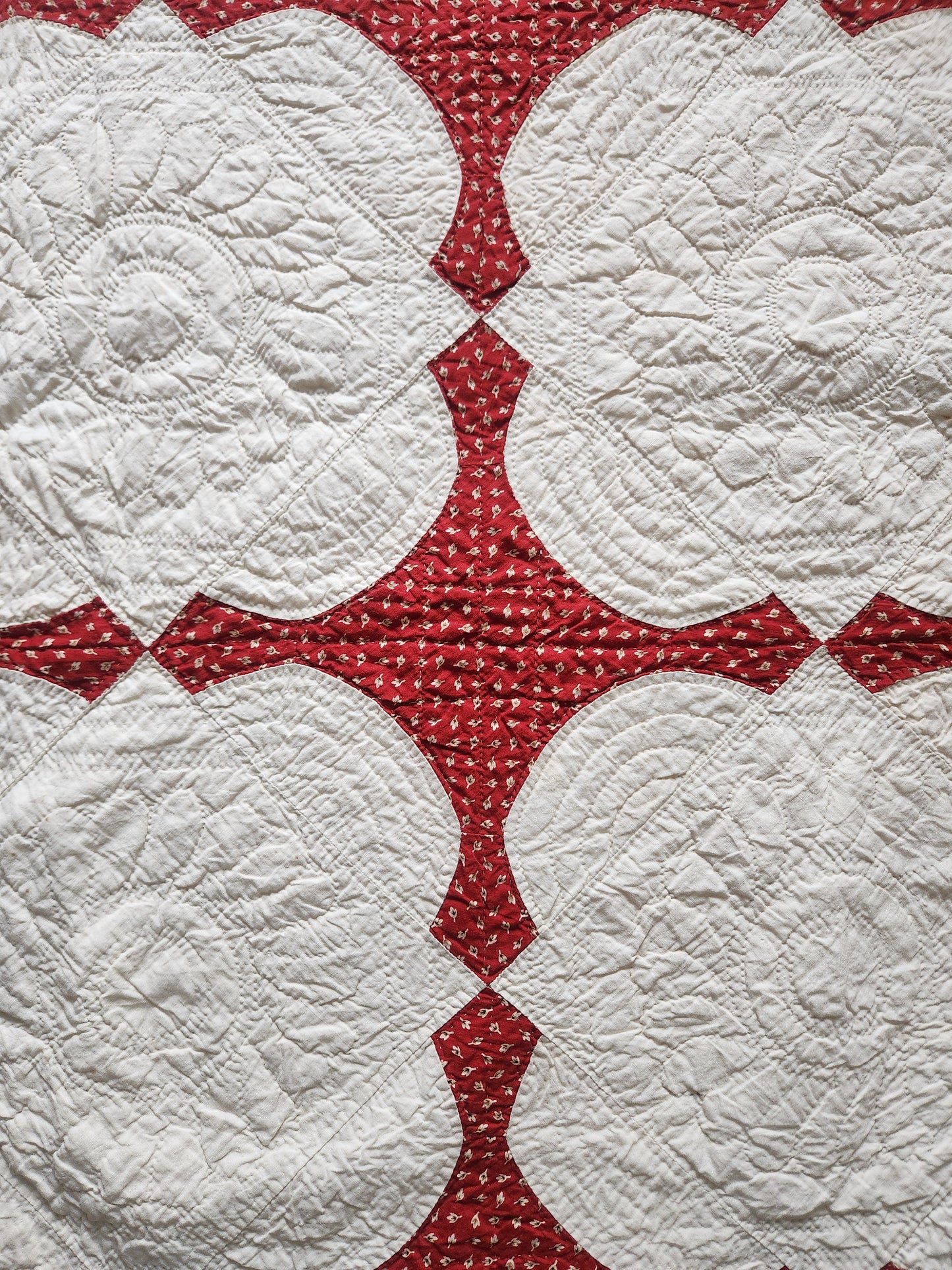 19th Century Red and White Quilt