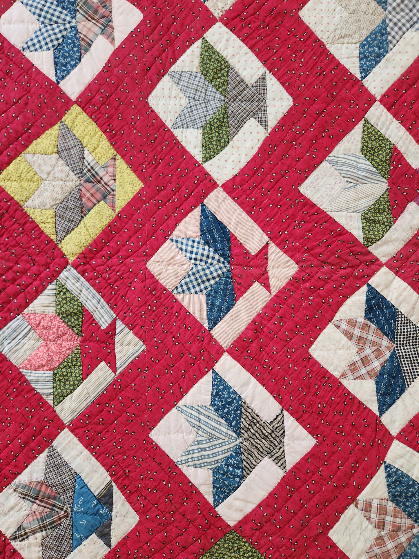 Antique Cactus Pot Quilt