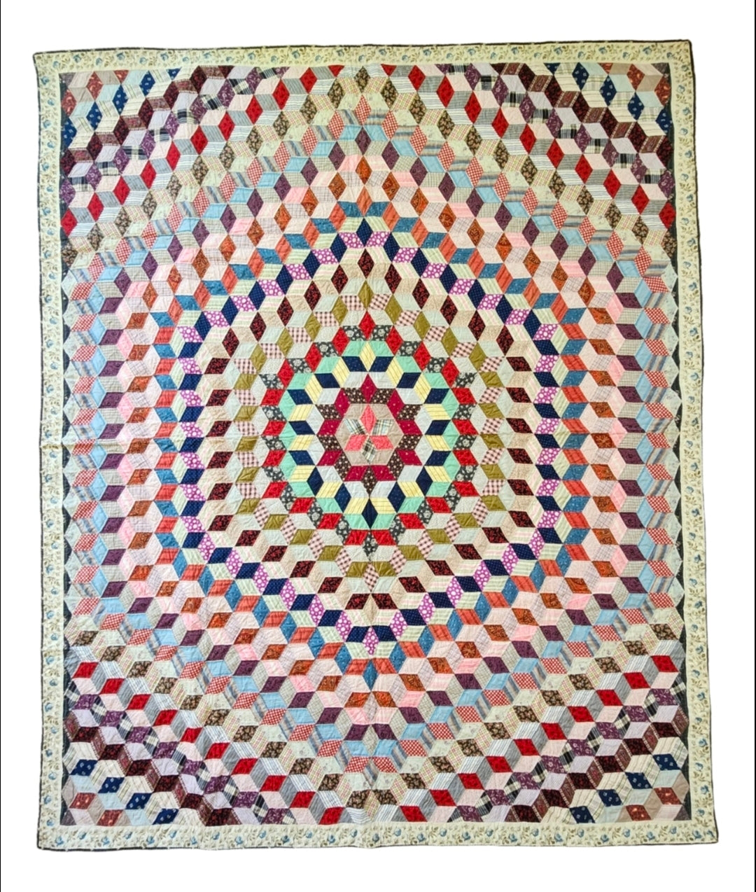 Antique Tumbling Star Quilt