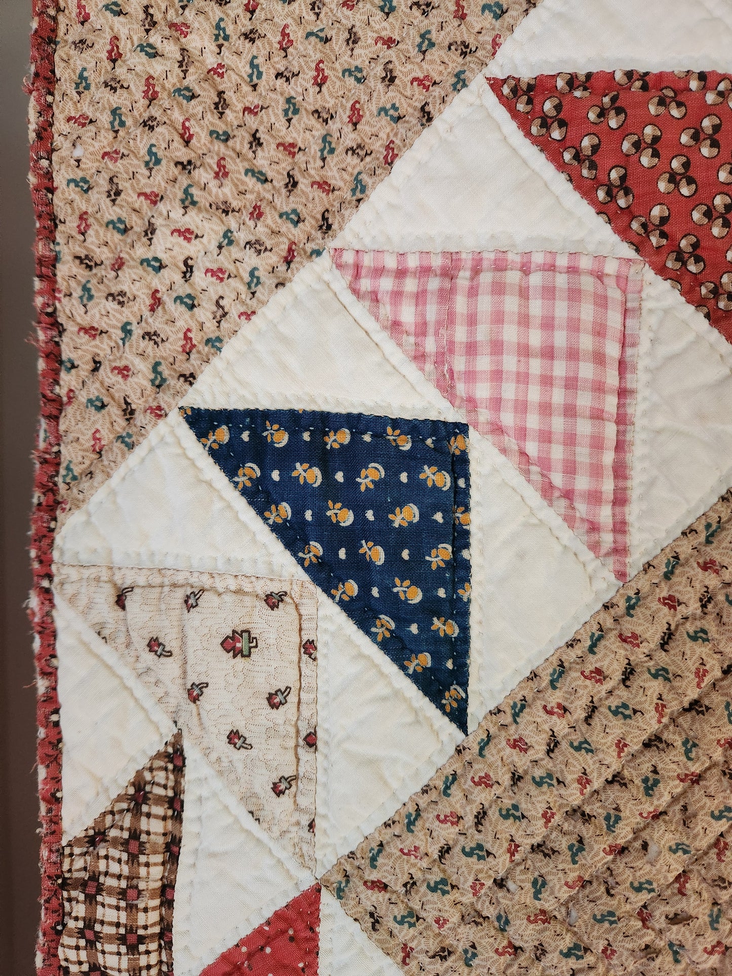 Antique Flying Geese Quilt c1870