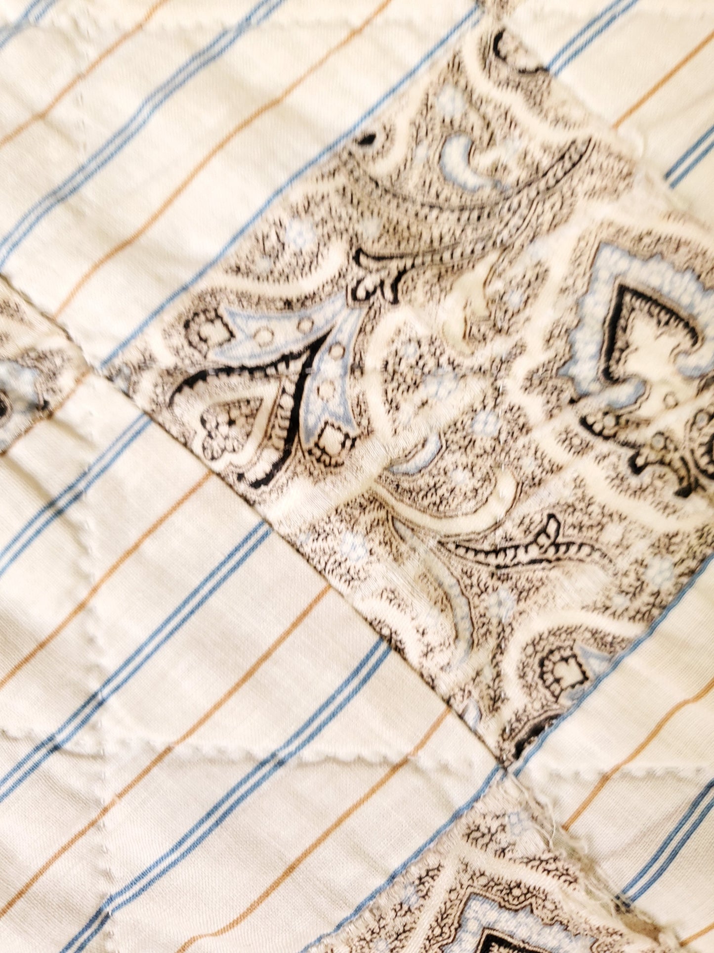Vintage 9 Patch Quilt ca 1930