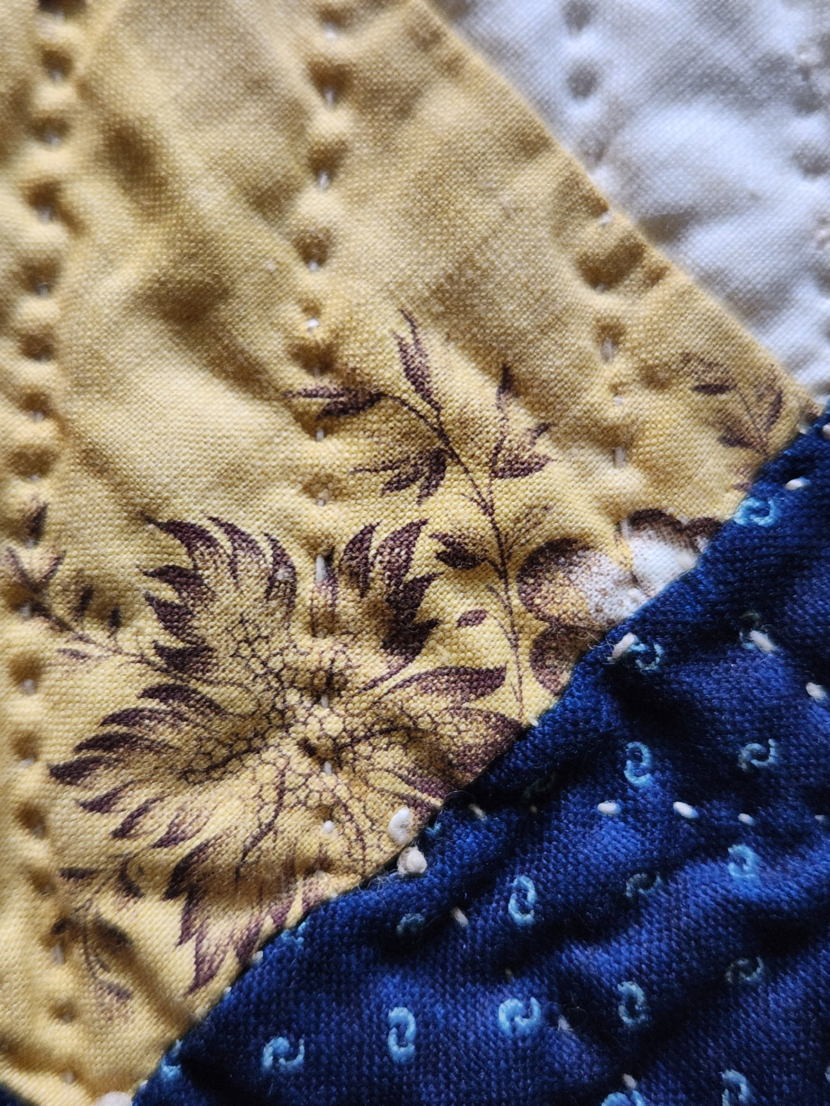 Antique 19th Century Nine Patch Quilt
