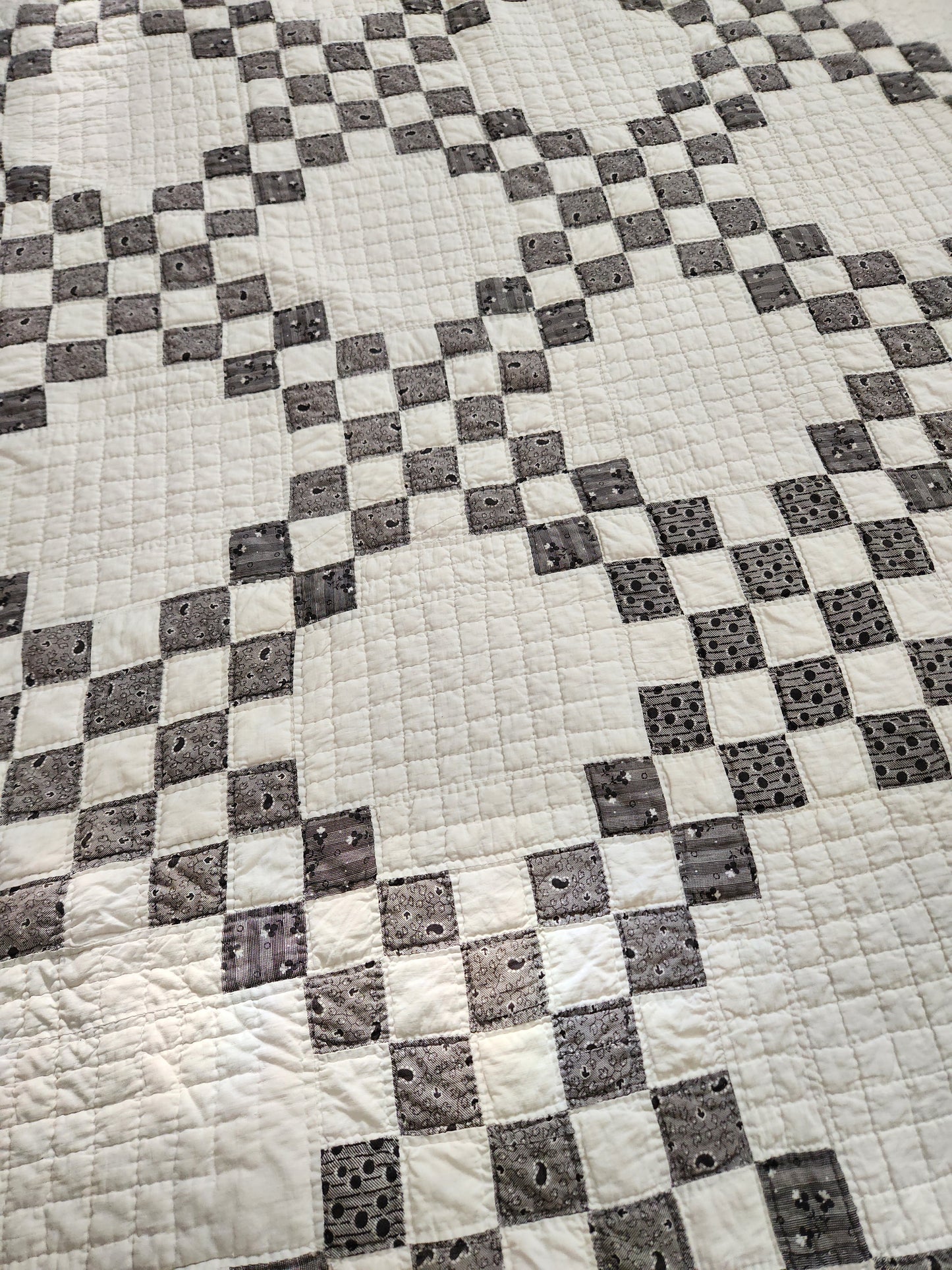 Antique Mourning Quilt c1900