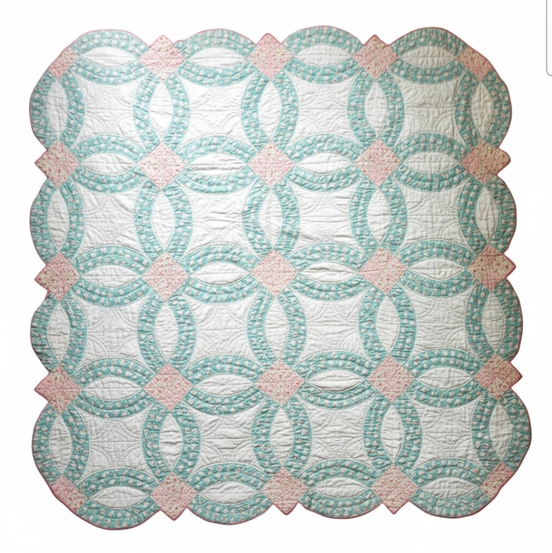 Vintage Wedding Rings Quilt c1930