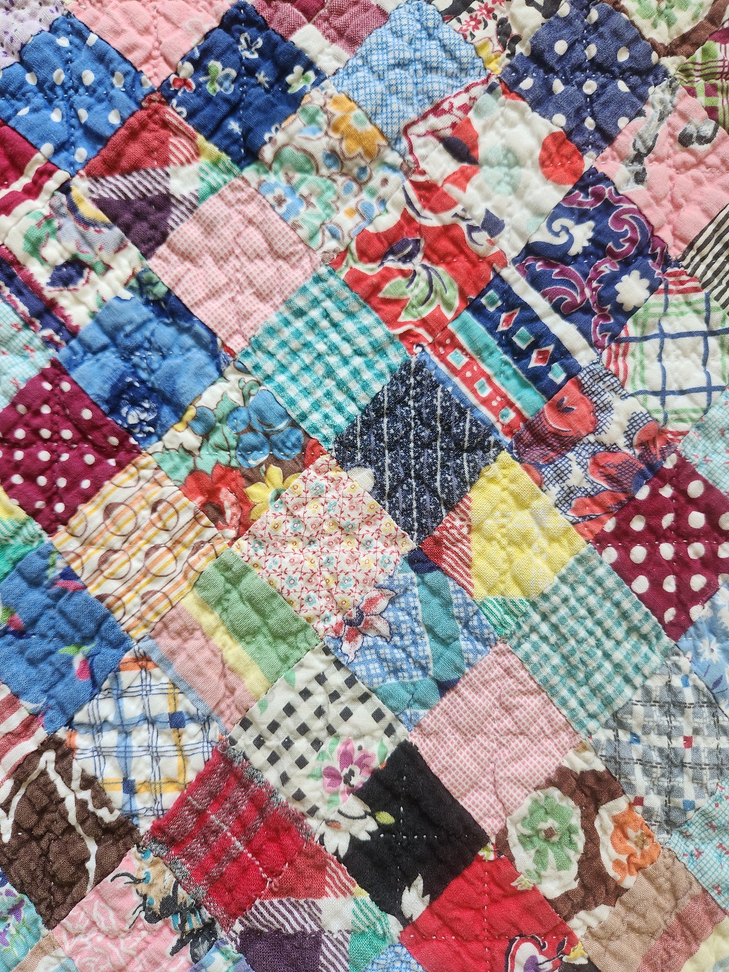 1940's Vintage Patchwork Quilt