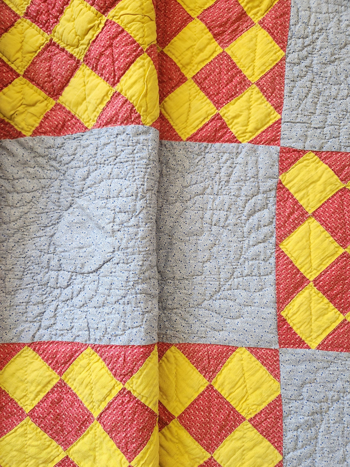 Antique Pennsylvania Nine Patch Quilt