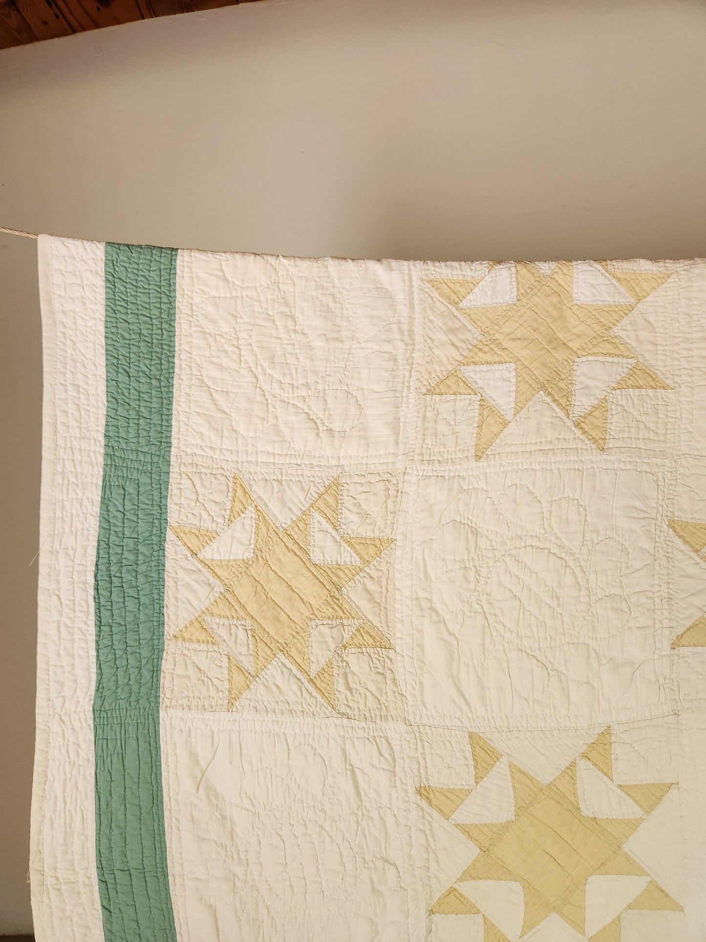 PAIR Of Matching Star Quilts ca 1930