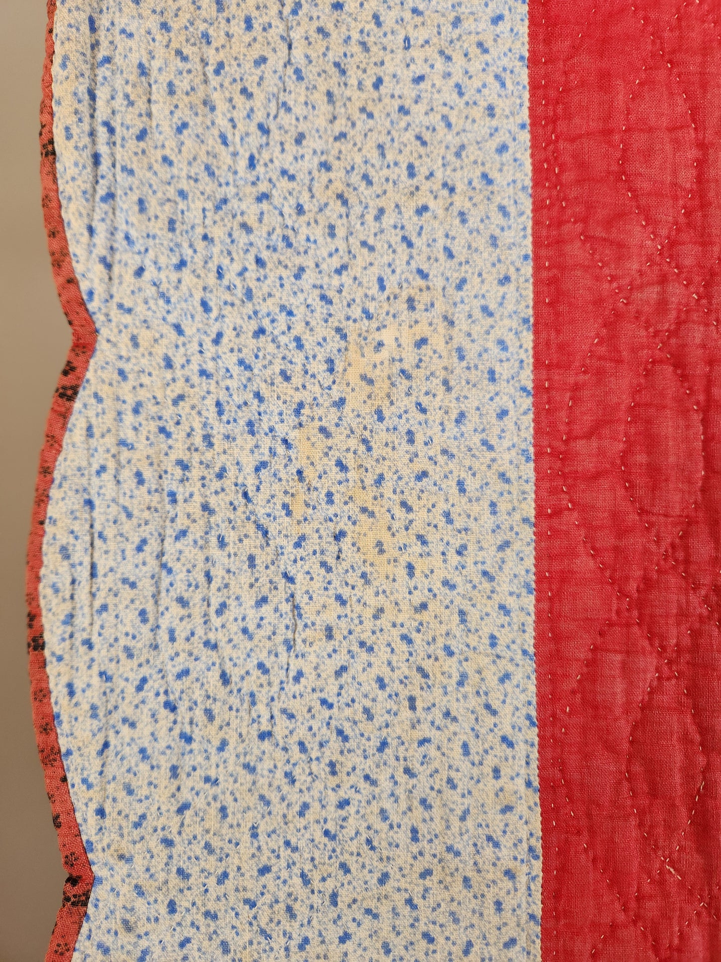 Antique Trip Around The World Quilt c1890