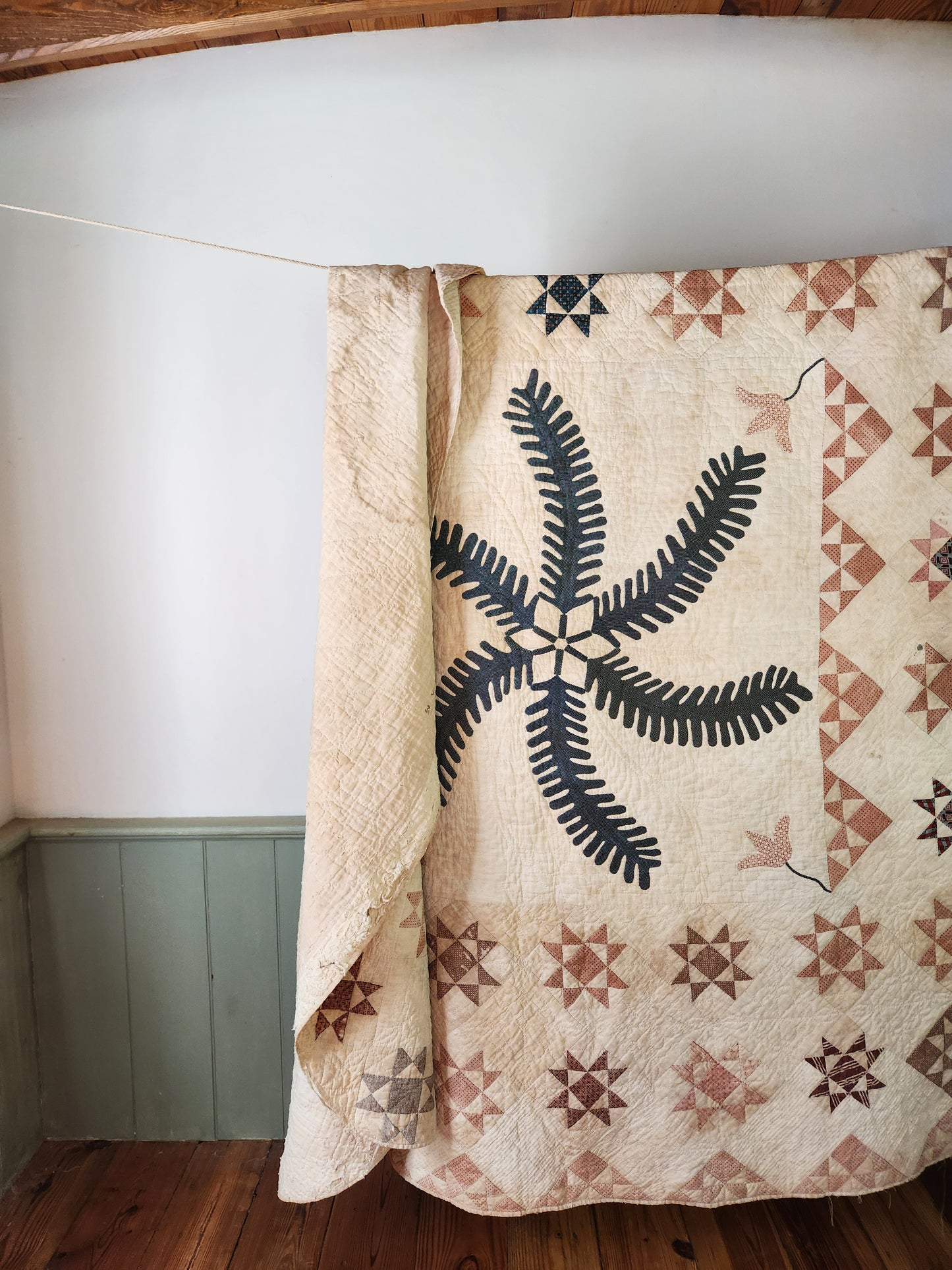 Princess Feather Quilt c1830