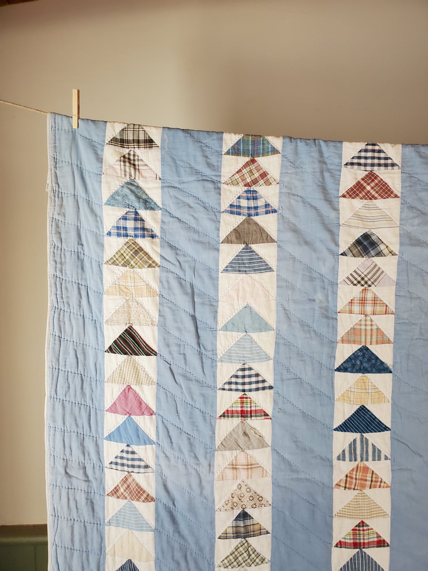 Vintage Flying Geese Quilt