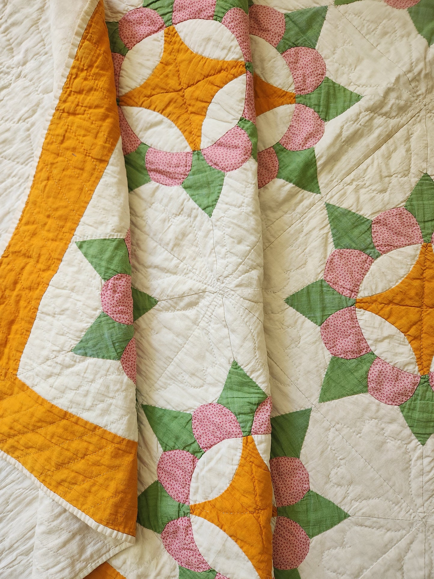 Antique 19th Century Crown Quilt