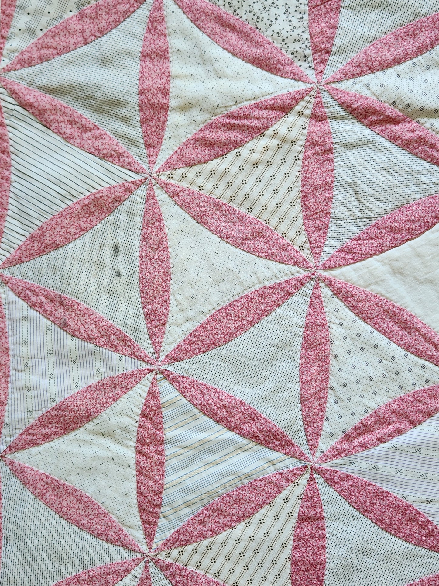 Hand Pieced Antique Quilt c1890