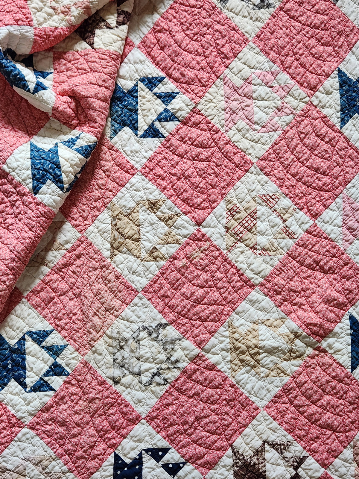 Antique Cactus Basket Quilt
