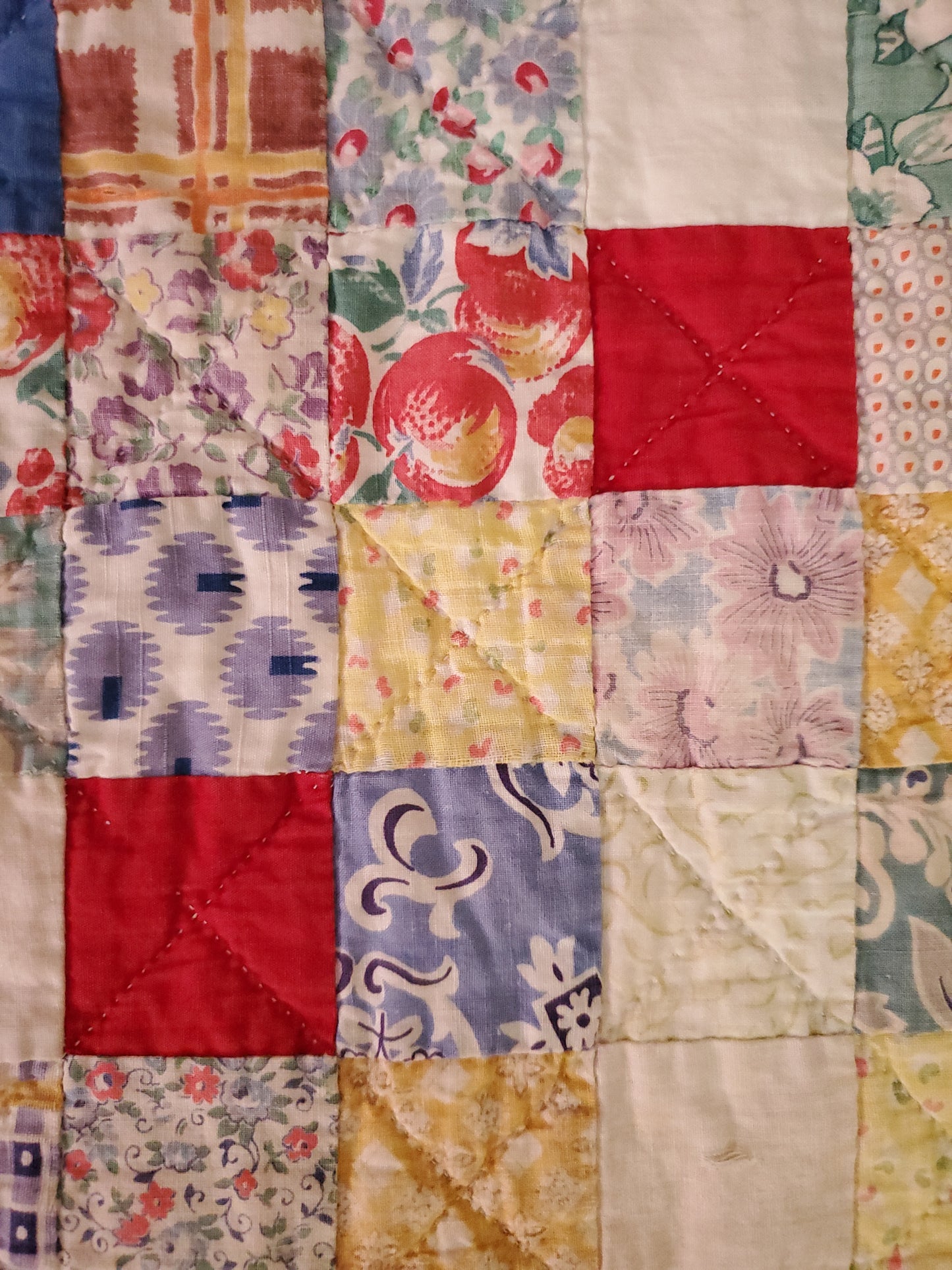 Vintage Double Irish Chain Quilt