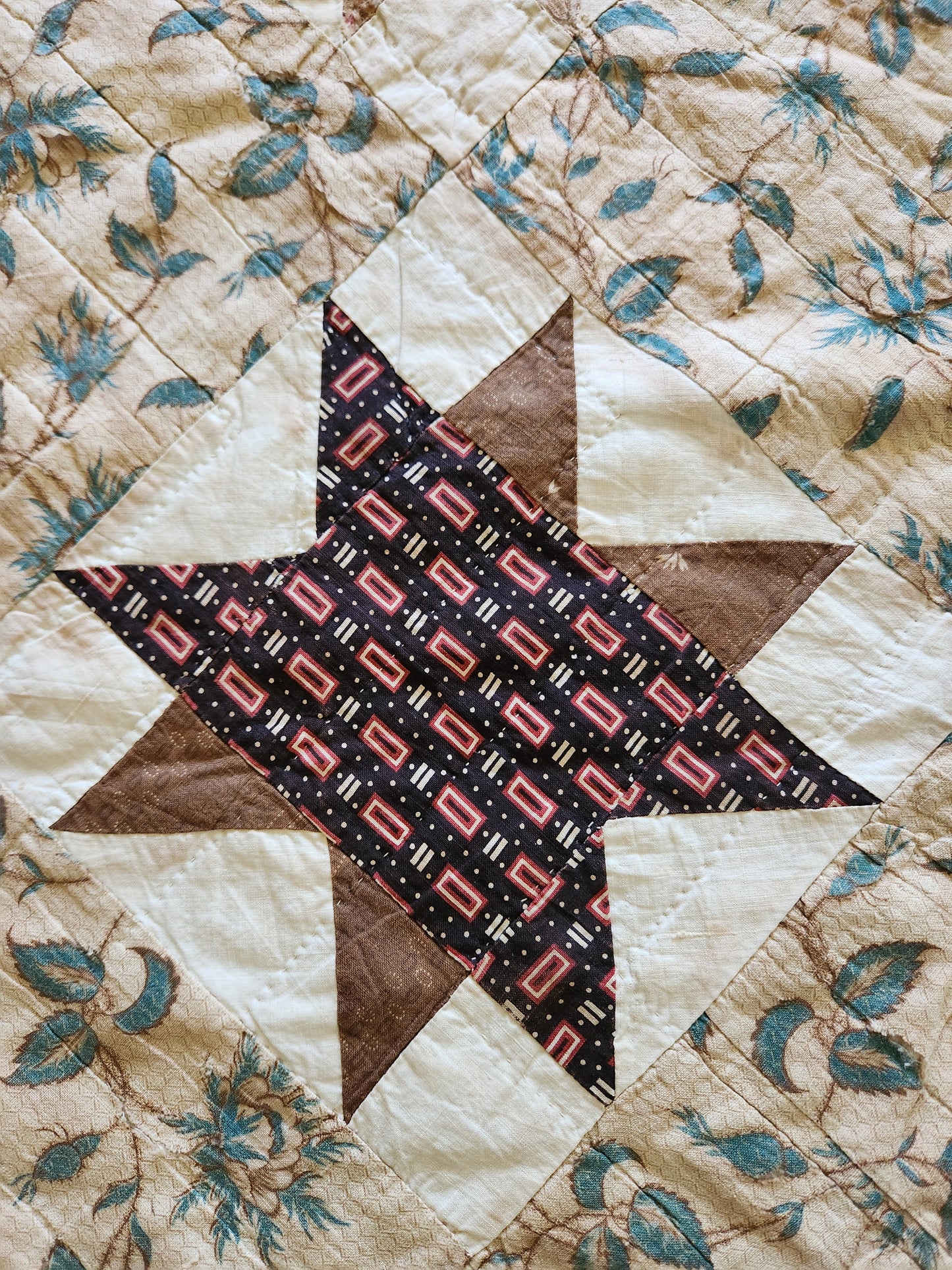 Mid 19th Century Star Quilt