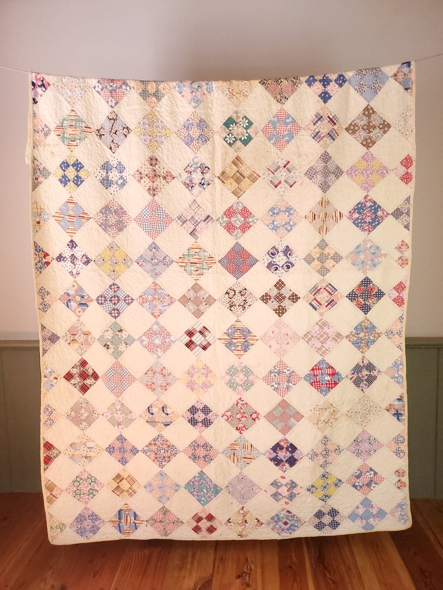 Vintage 9 Patch Quilt