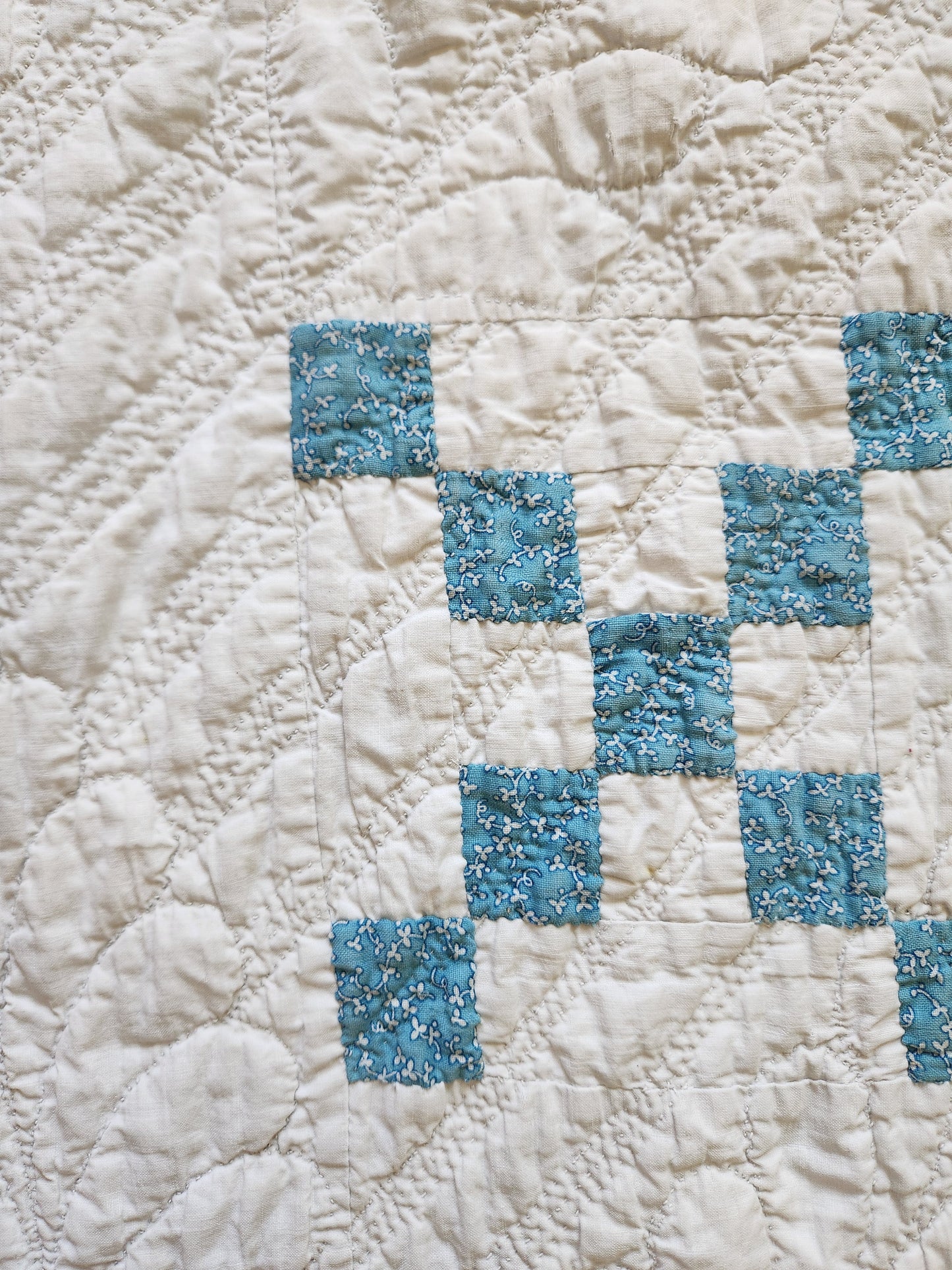 Mid 19th Century Irish Chain Quilt
