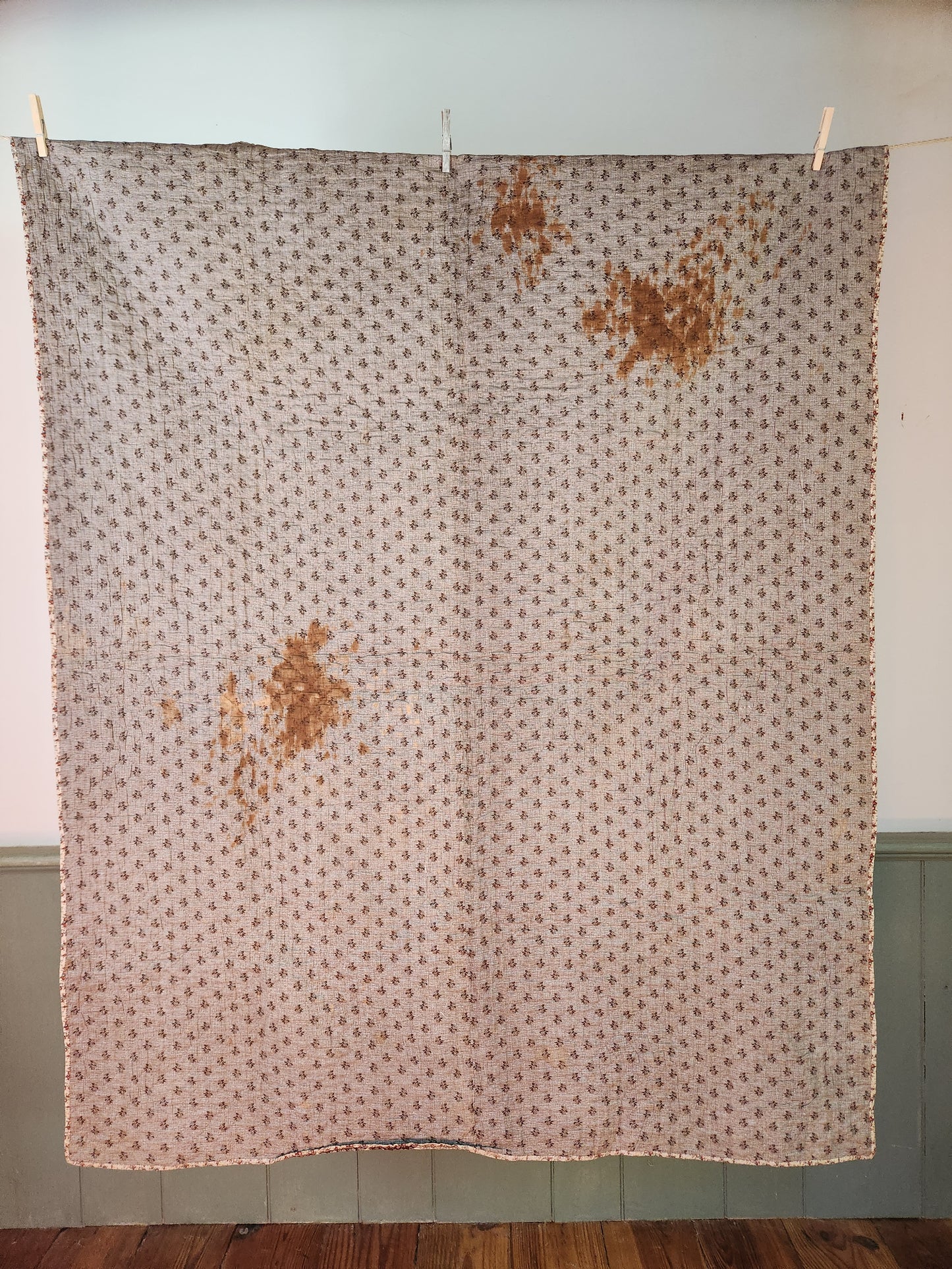 Antique Crib Quilt c1880
