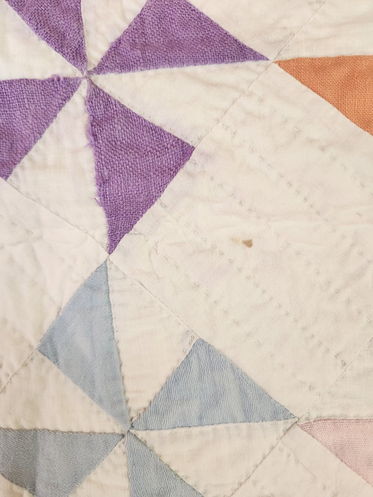 Vintage Pinwheel Crib Quilt