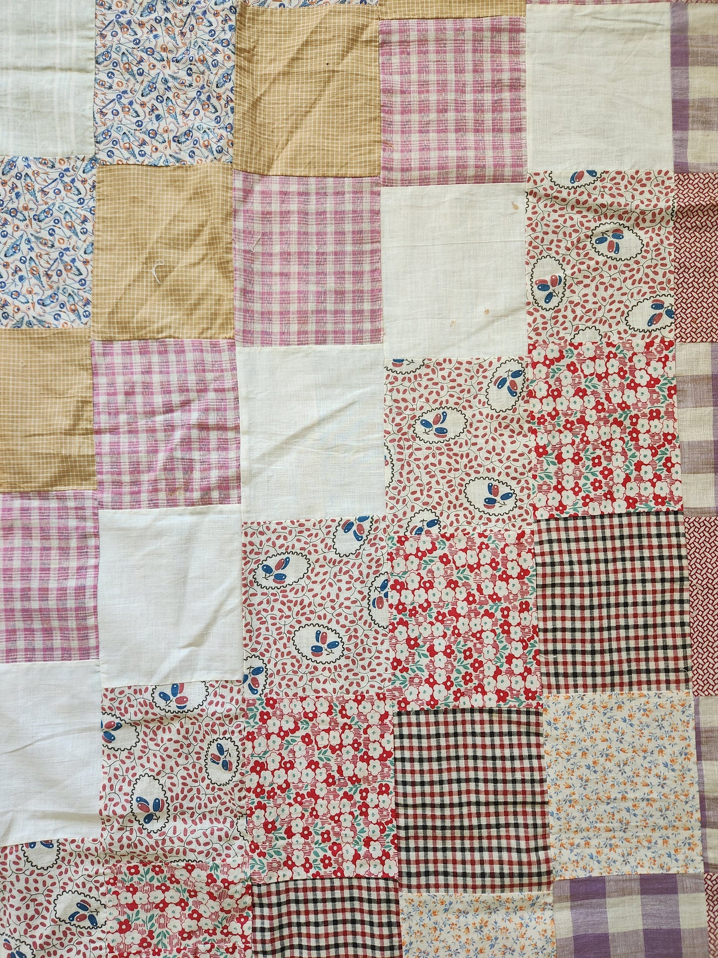 Vintage Patchwork Quilt Top