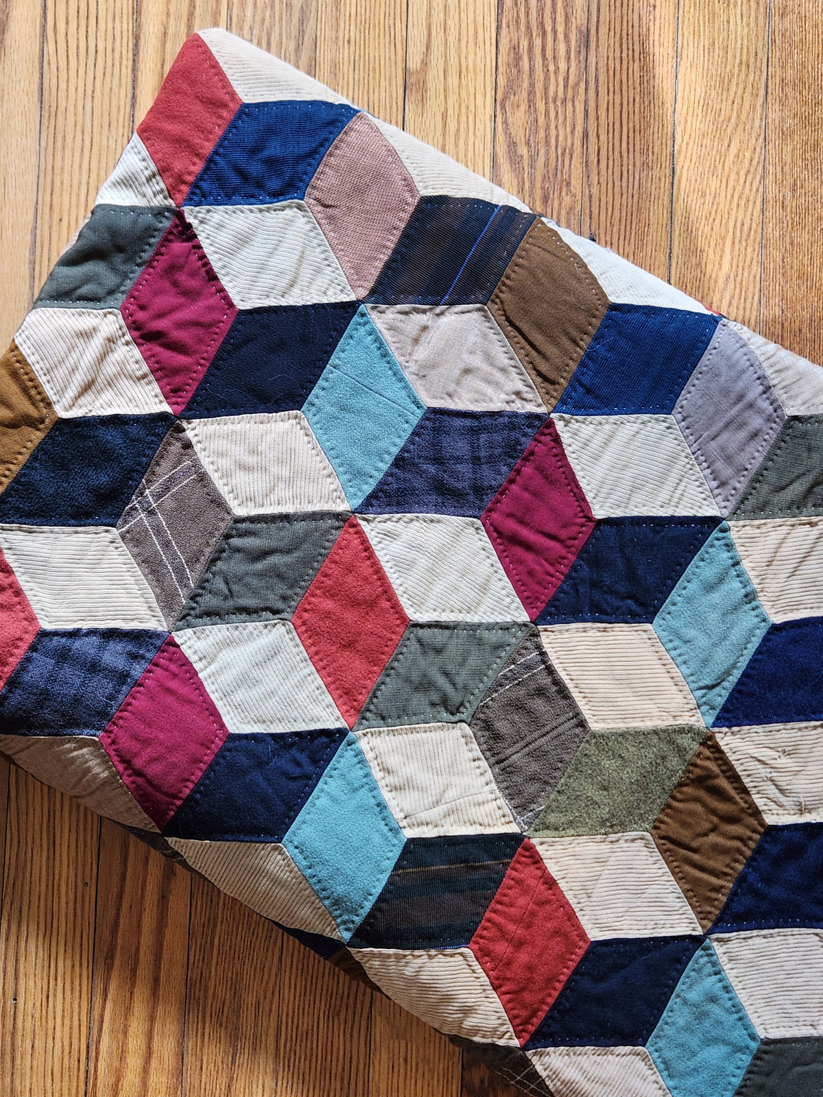Tumbling Block Quilt