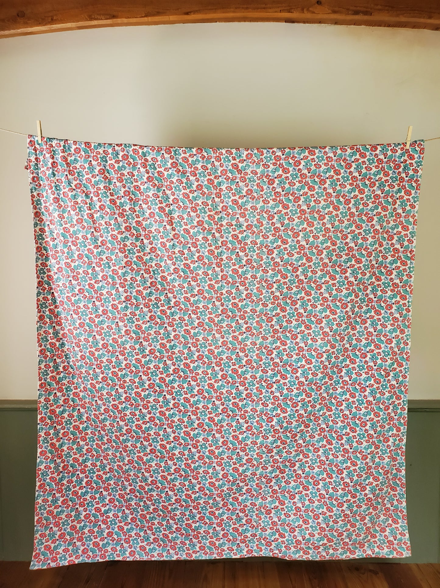 Vintage Whole Cloth Summer Quilt