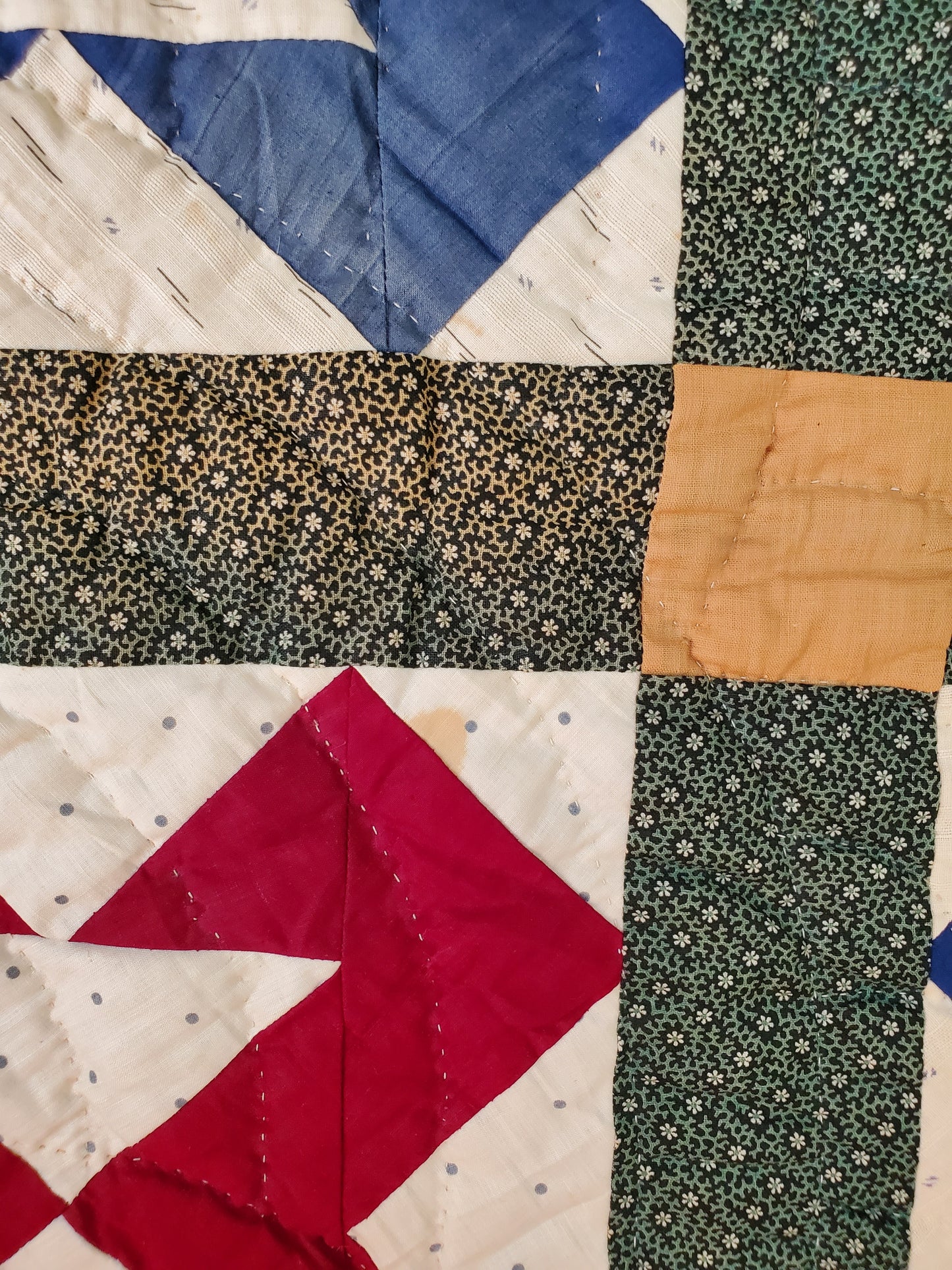 Antique Patchwork Quilt c1890